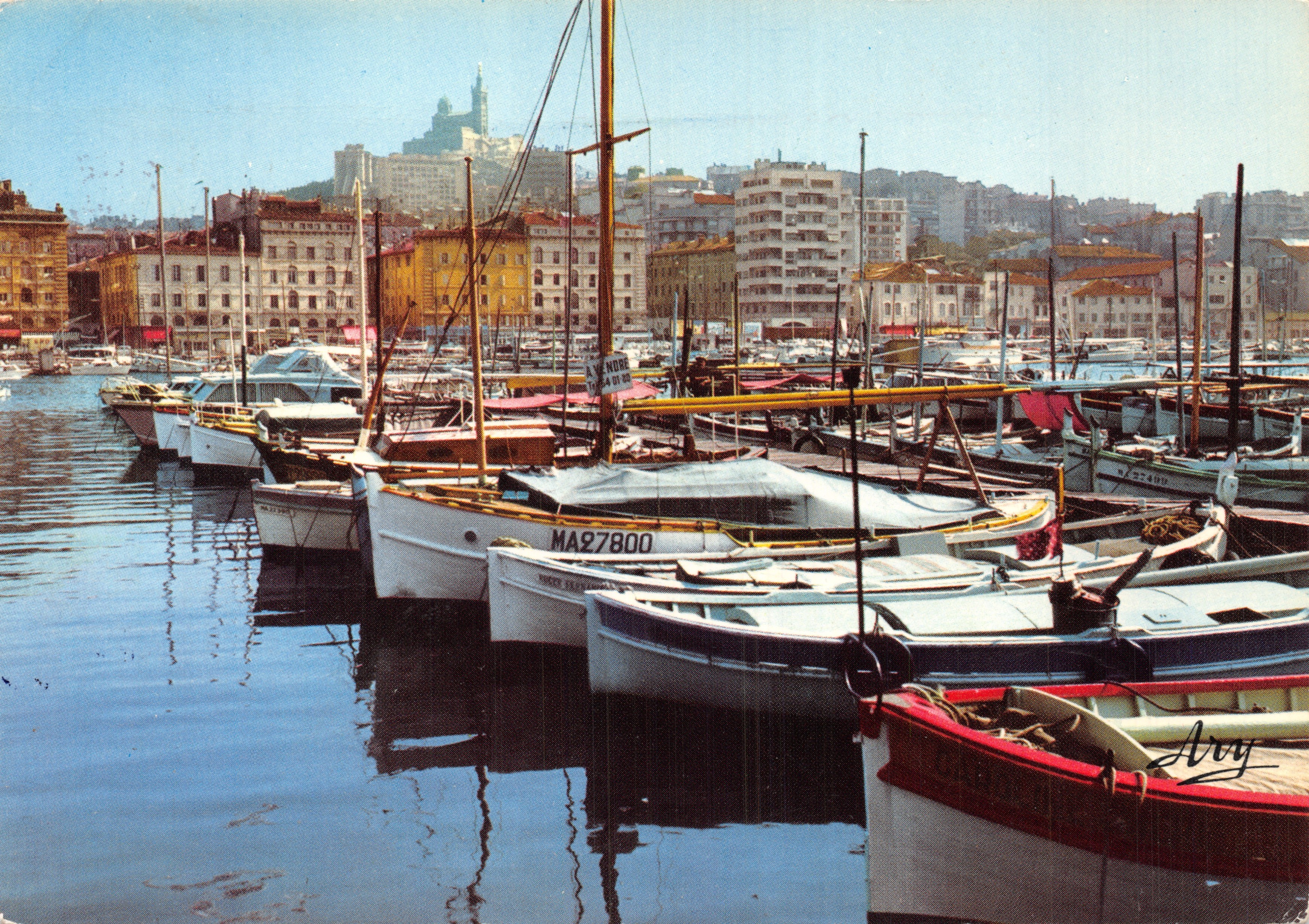Un angolo del Vecchio Porto — Notre Dame de la Garde — Edizione TARDY