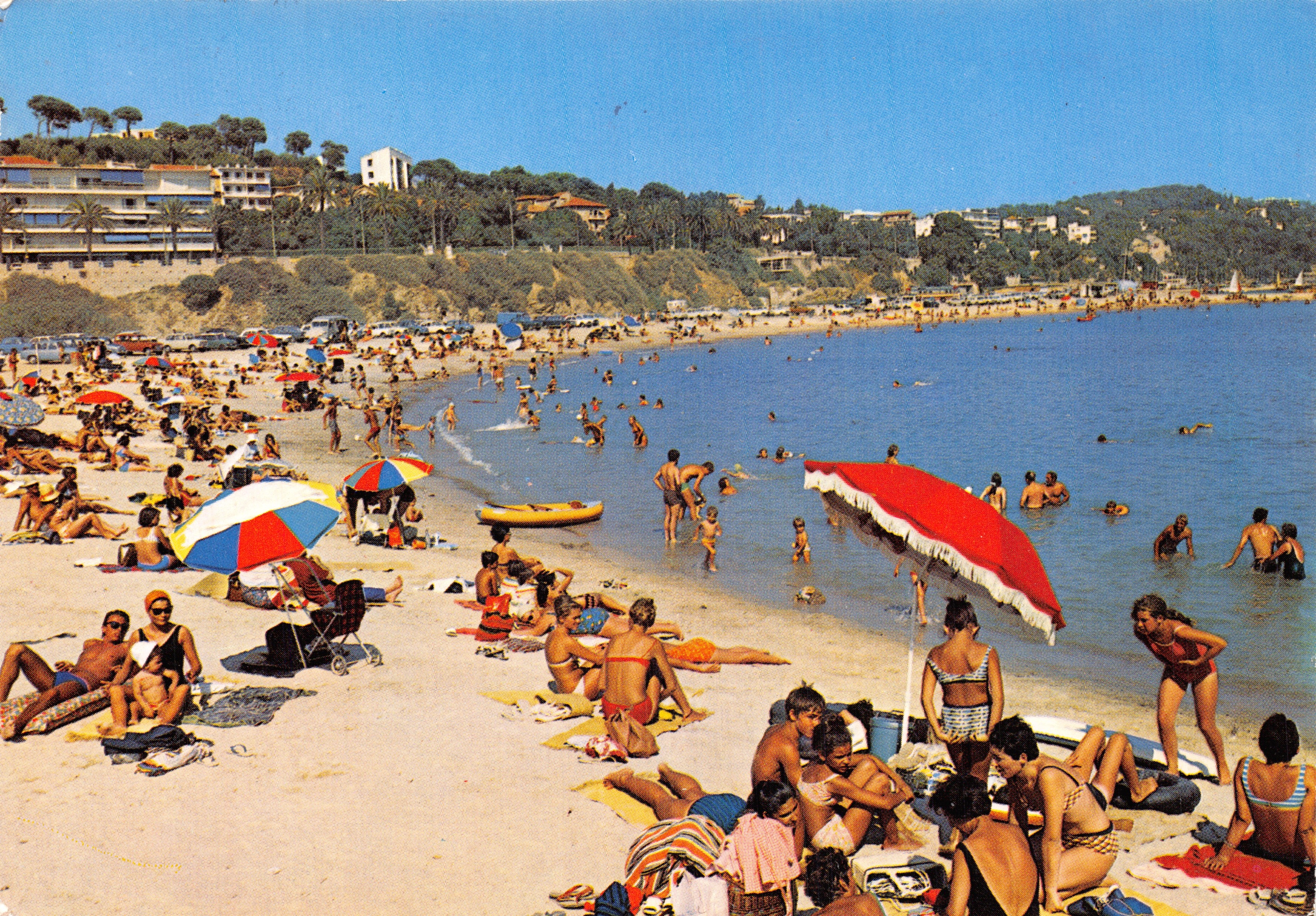 La Costa Azul - Tierra del Sol — Le Mourillon - La Grande Plage — Société Éditions de France, Toulon, n° 17395