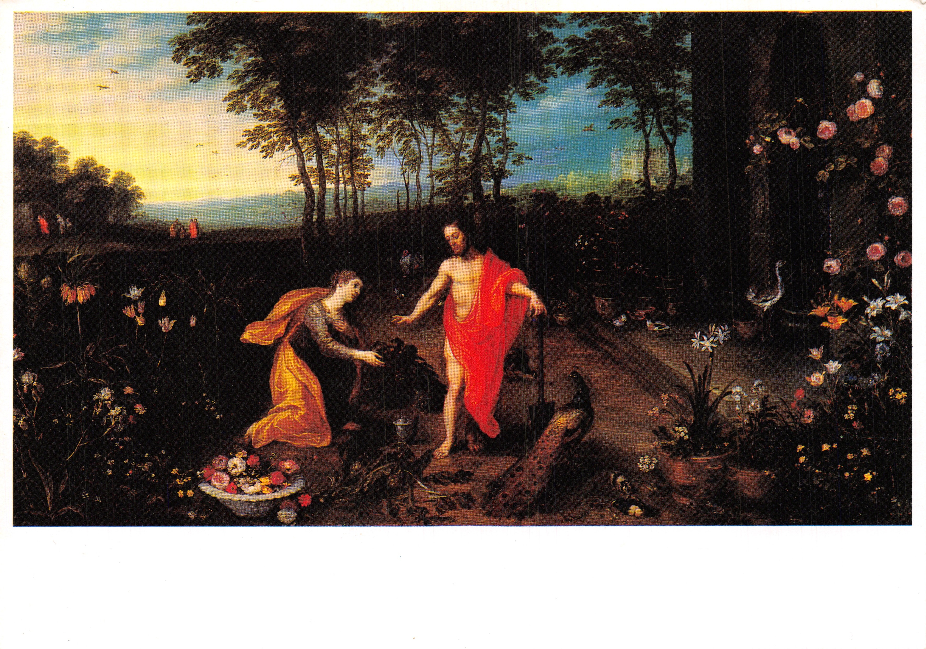 El Cristo jardinero — pintura de Jan Brueghel el Veloz (1568-1625) — Editions des musées nationaux, AD. 1644
