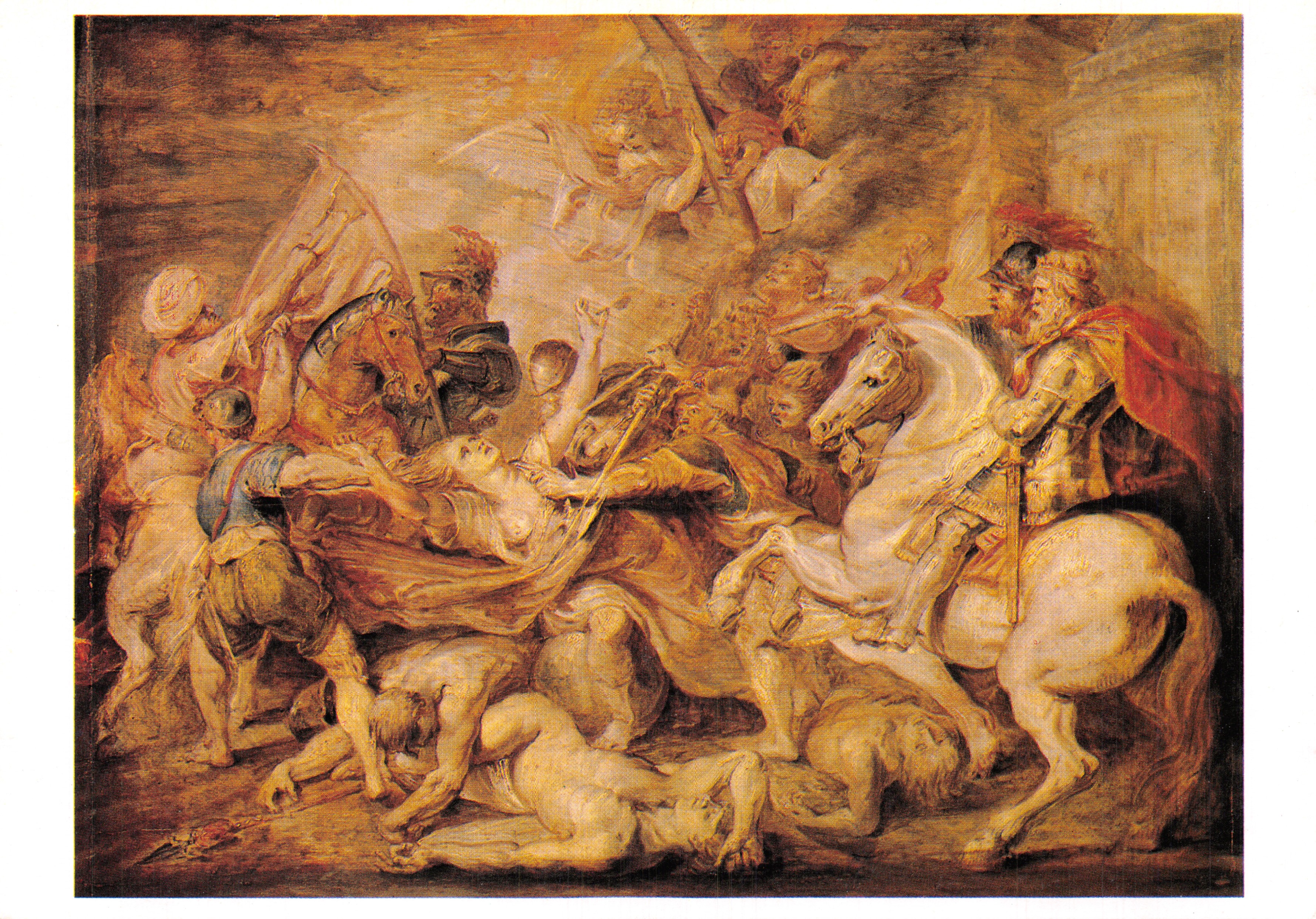 Martirium van een Heilige — schilderij van Rubens — heruitgave voor de tentoonstelling 'Het eeuwfeest van Rubens' — Éditions des musées nationaux, PR. 1647