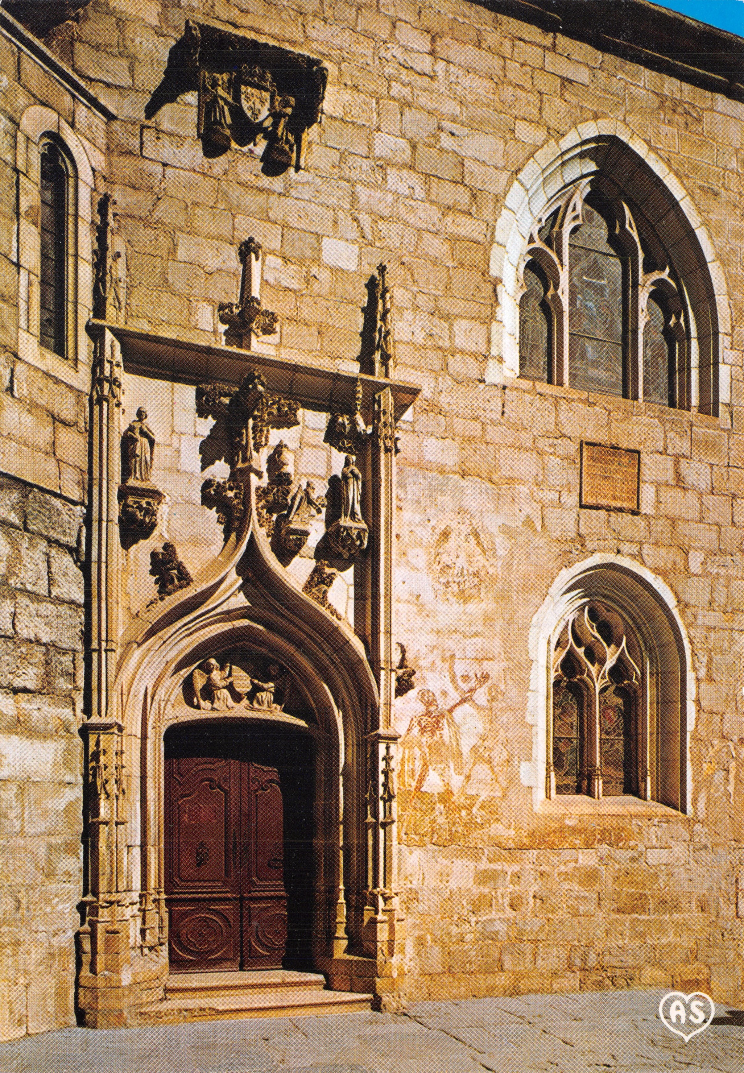 Rocamadour (Lot) — Portale della Cappella Notre-Dame — S.A. Cartes Postales APA-POUX-ALBI