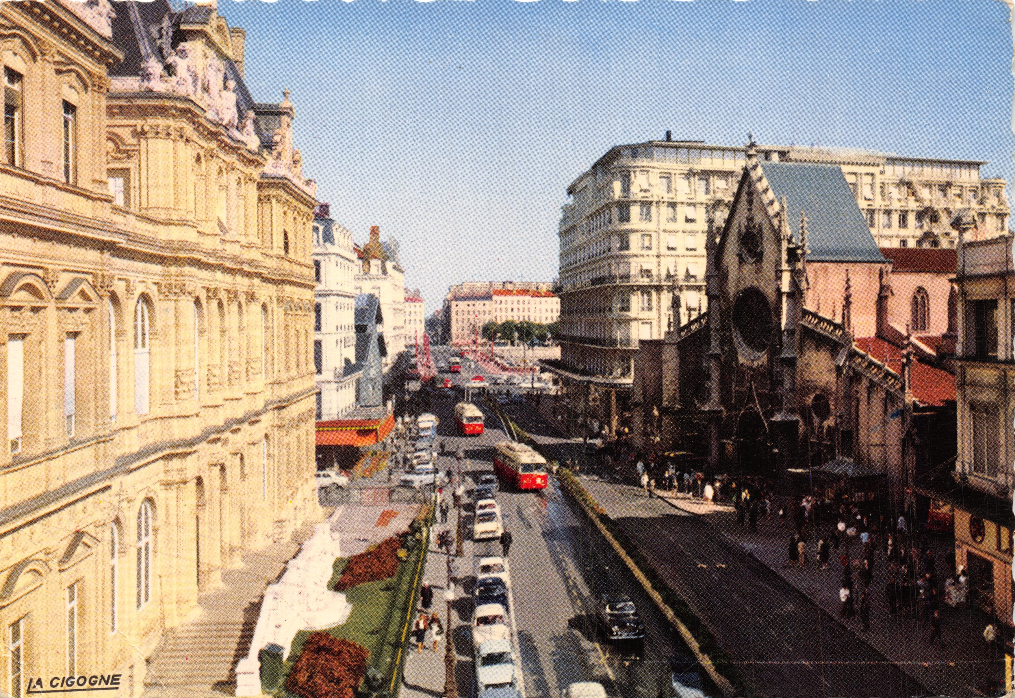 Lyon - Plaza de los Cordeliers y Iglesia de San Bonaventura — Editions « La Cigogne »