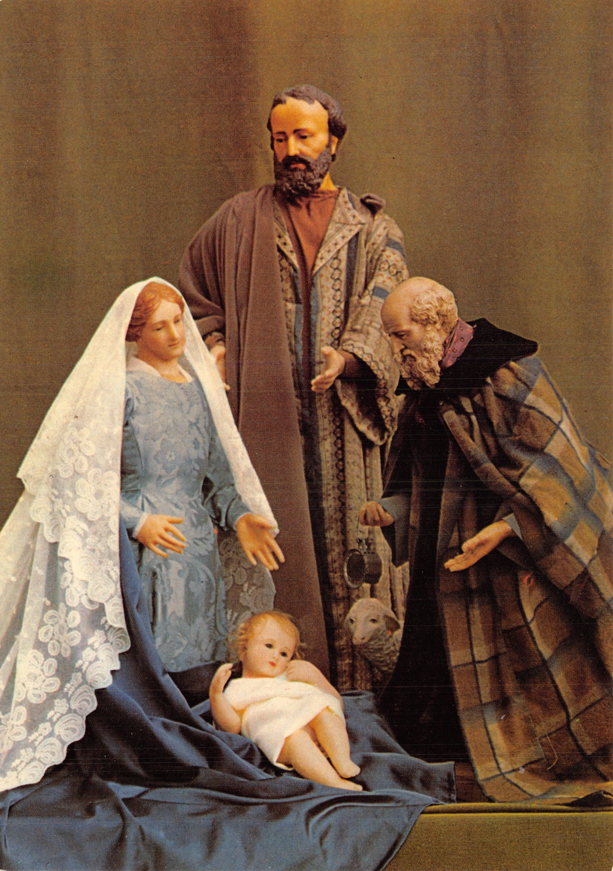 Avignon (Vaucluse) — Crèche : The Holy Family and the Shepherd (wax figurines, 1830) — Éditions GAUD