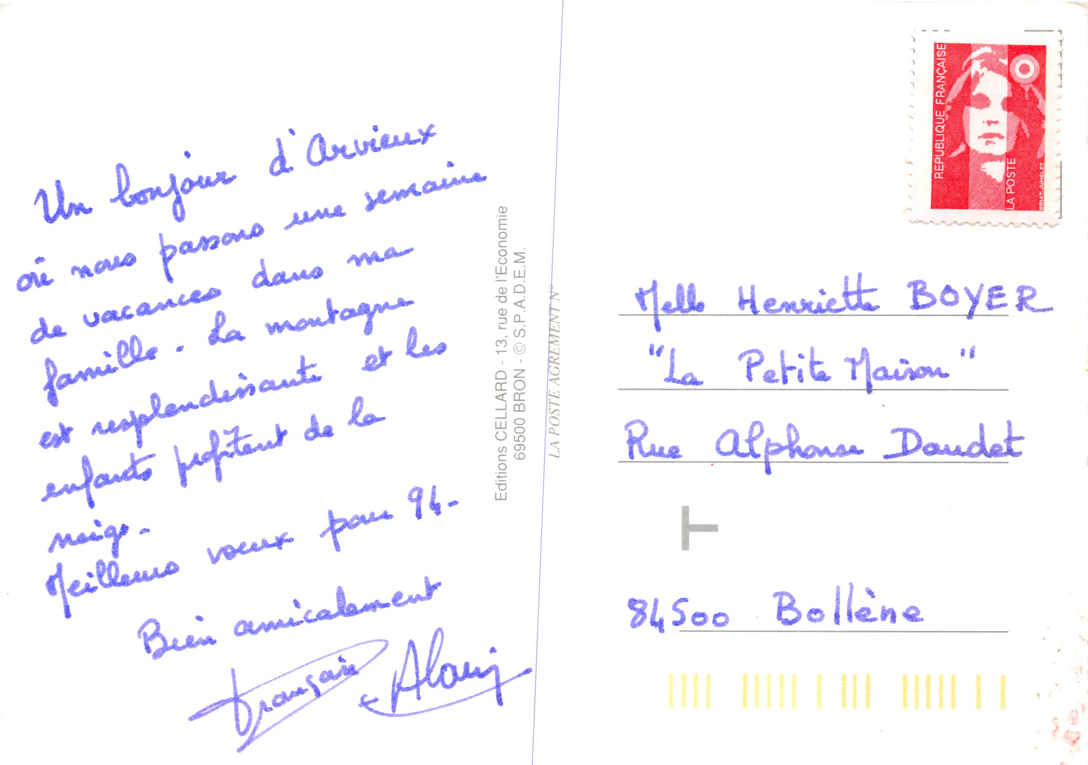 Fontana in legno a Feerie Blanche — editore Editions CELLARD — Verso