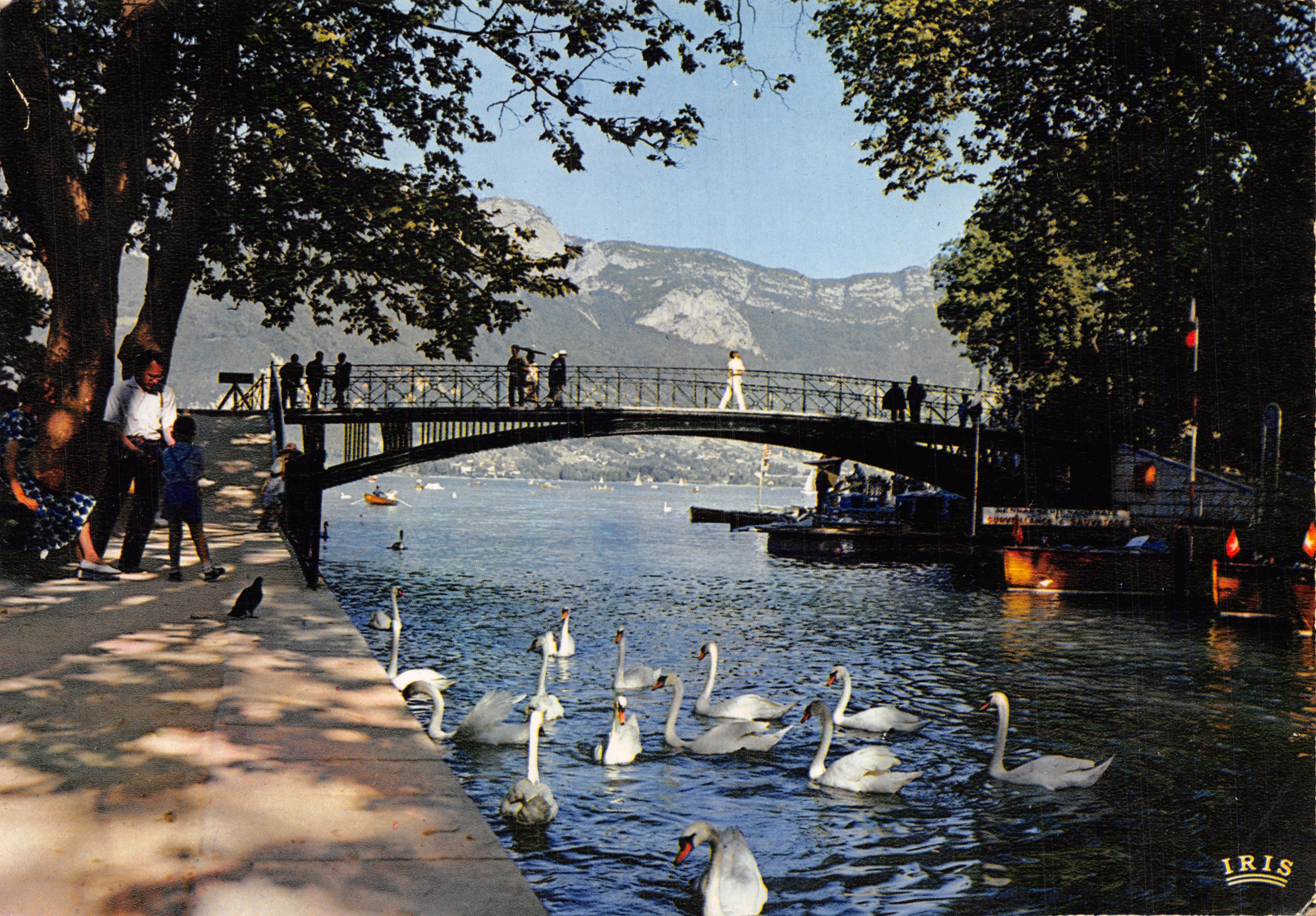 Anneyce — El puente de los Amantes y el Monte Veyrier (1300 m) — editor IRIS