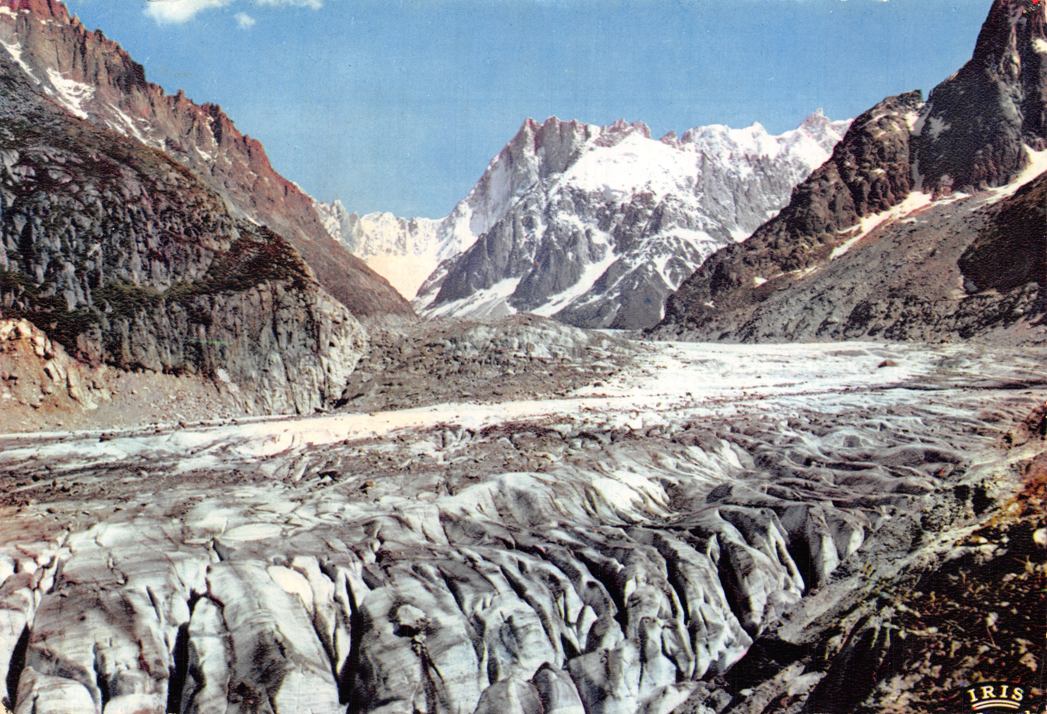 Chamonix - Mont Blanc — La Mer de Glace y las Grandes Jorasses — editor IRIS