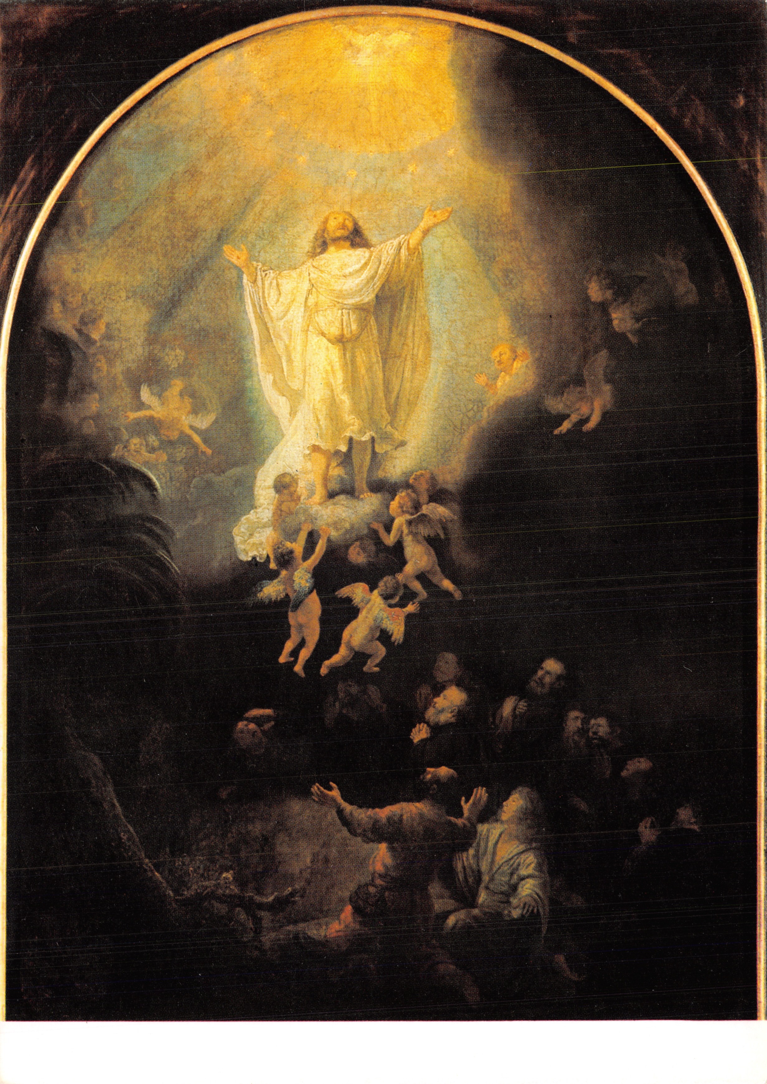 Auferstehung Jesu — Gemälde von Rembrandt van Rijn (1636) — Verlag Hirmer Verlag, Nr. VD 784