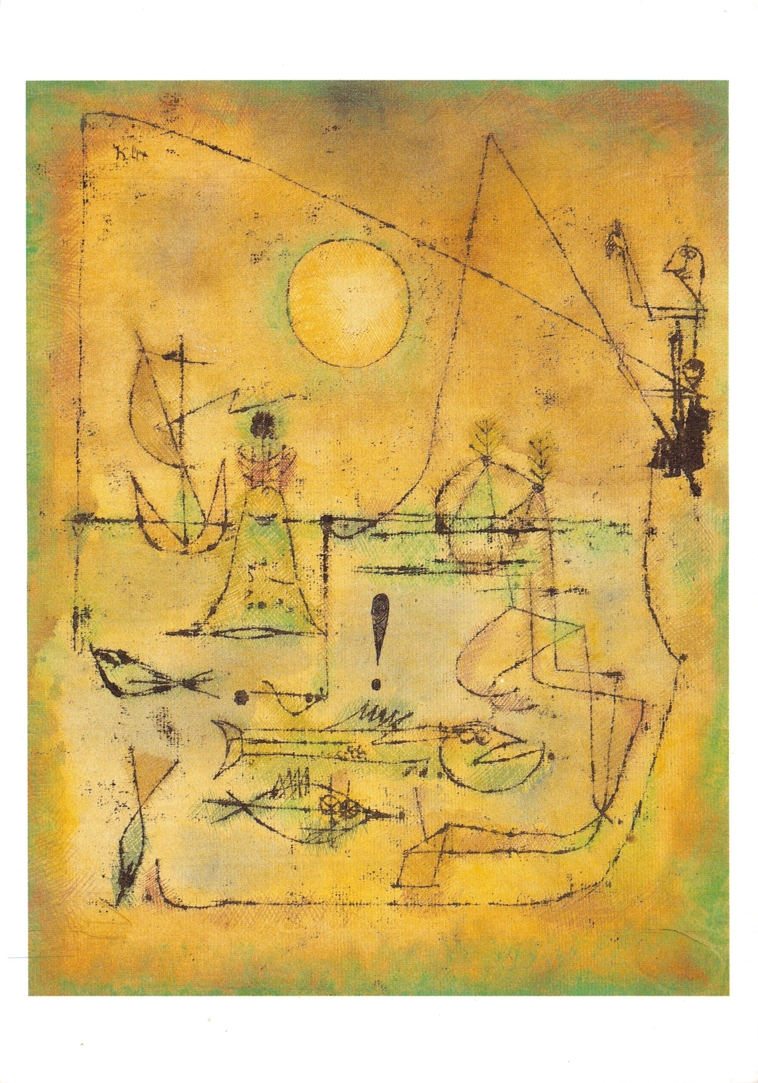Paul Klee — They're Biting (sie beissen an) — COSMOPRESS, Genf