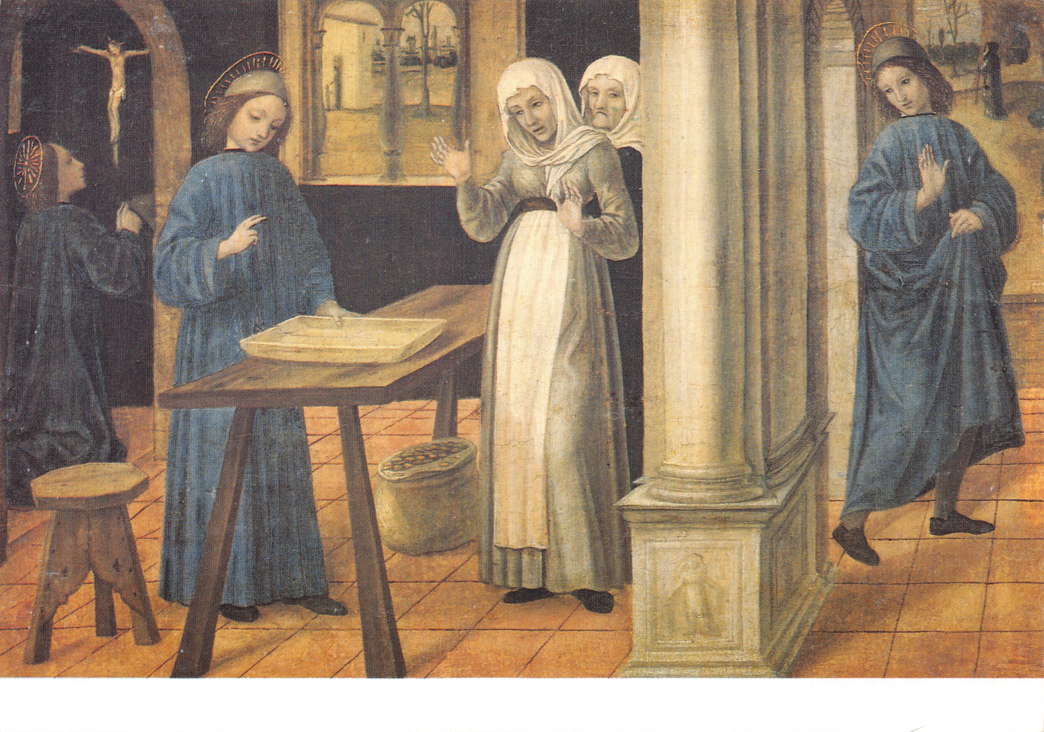 Scènes de la vie de Saint-Benoît — Ambrogio da Fossano dit Borgognone (vers 1455-1522) — © Nantes, Musée des Beaux-Arts