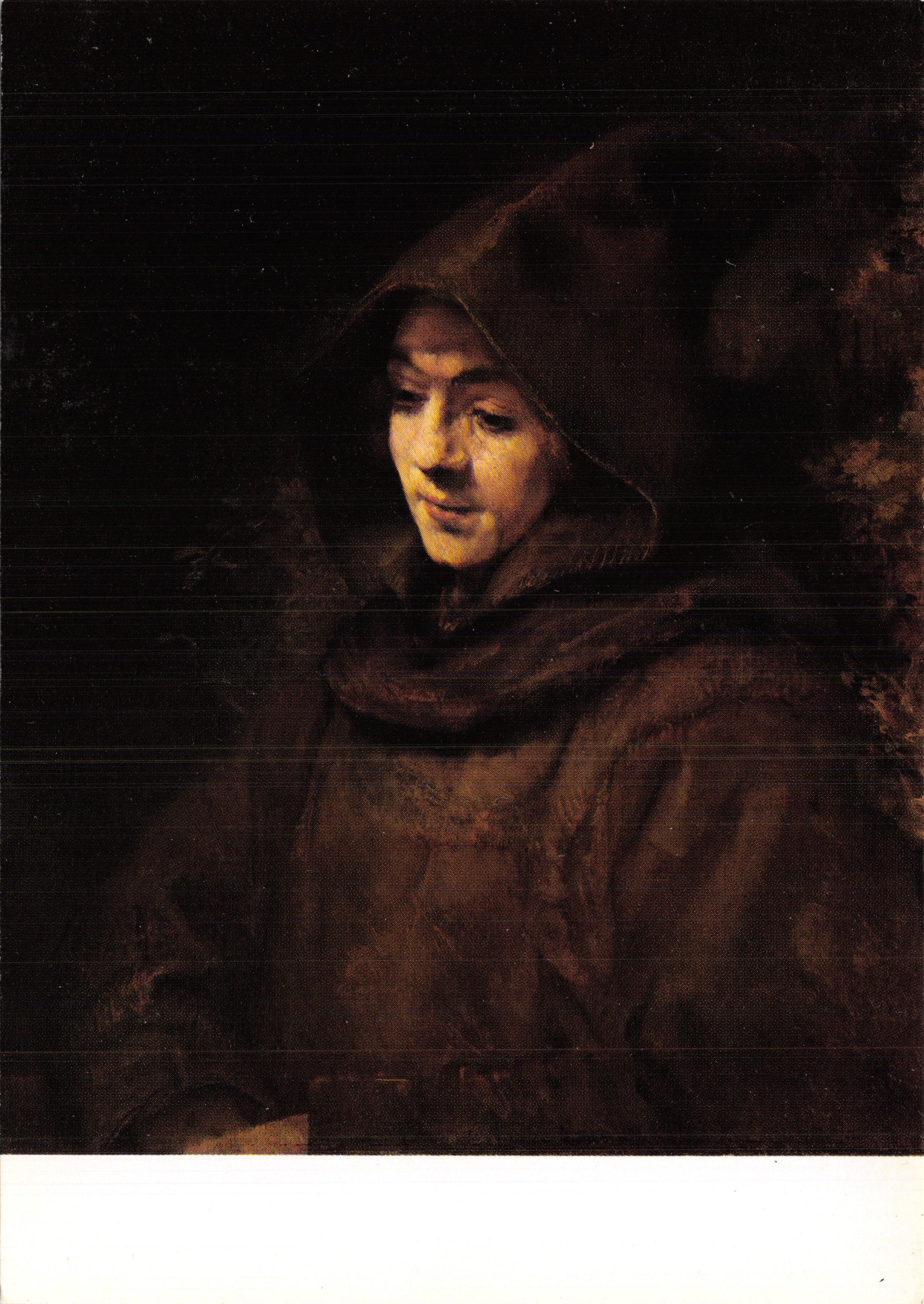Titus en robe de moine — portrait de Rembrandt van Rijn (1606-1669) — éditeur BV KunstDrukkerij Amsterdam