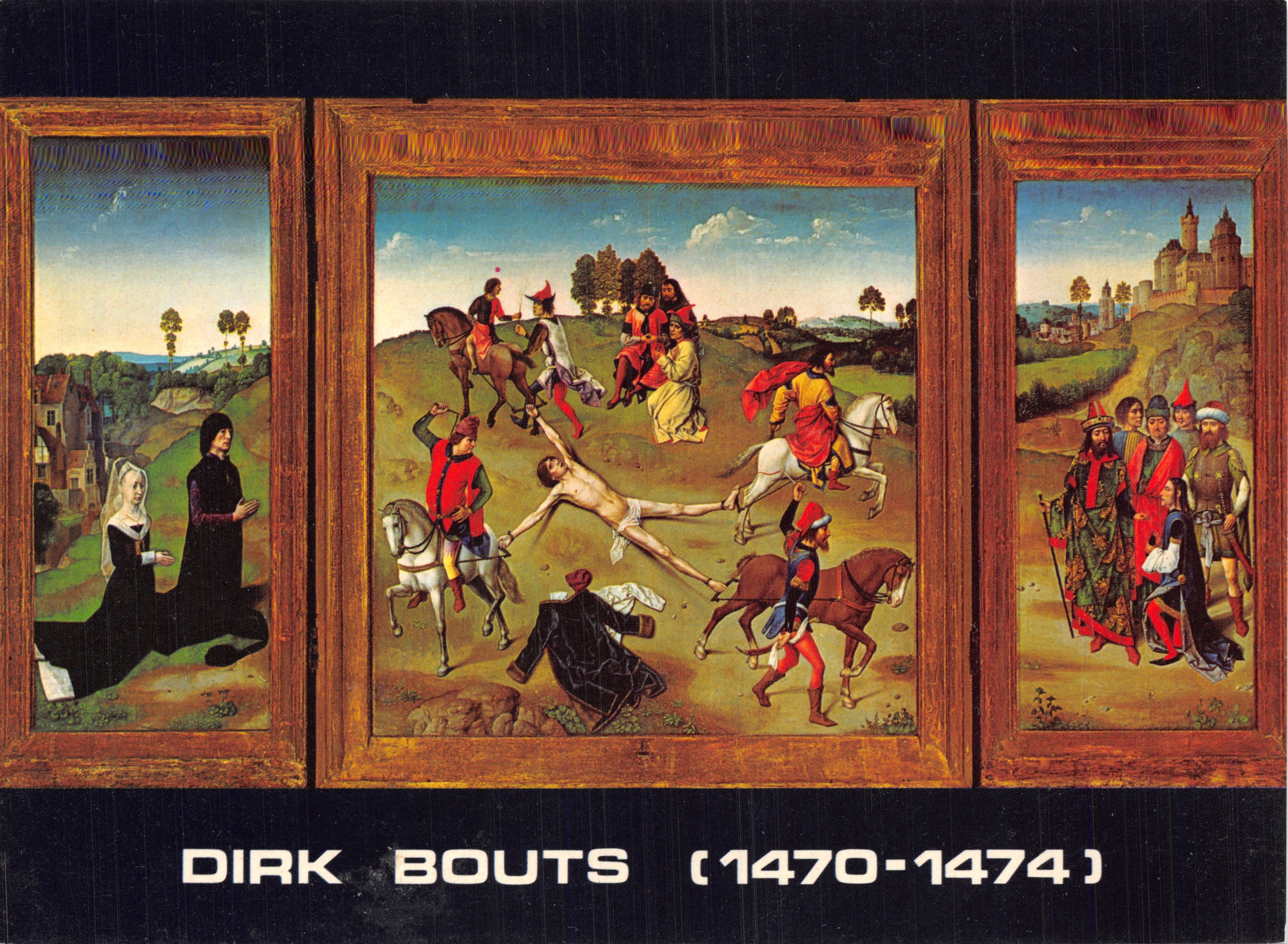 Triptiek van Sint Hippolyt — werk van Dirk Bouts (1470-1474) — uitgever Thill N.V., Brussel