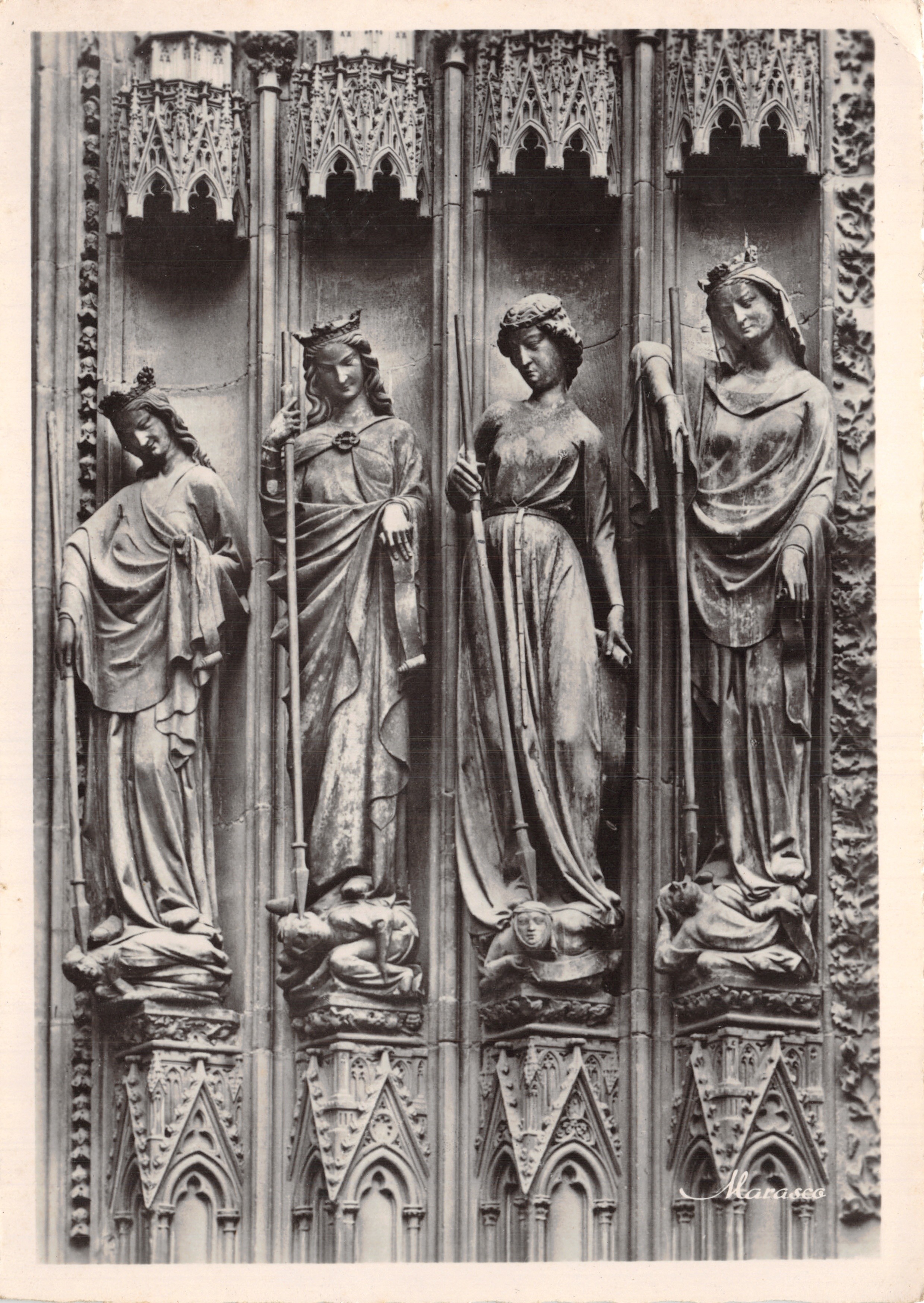 Strasburgo — Facciata occidentale della cattedrale — Marasco — 72