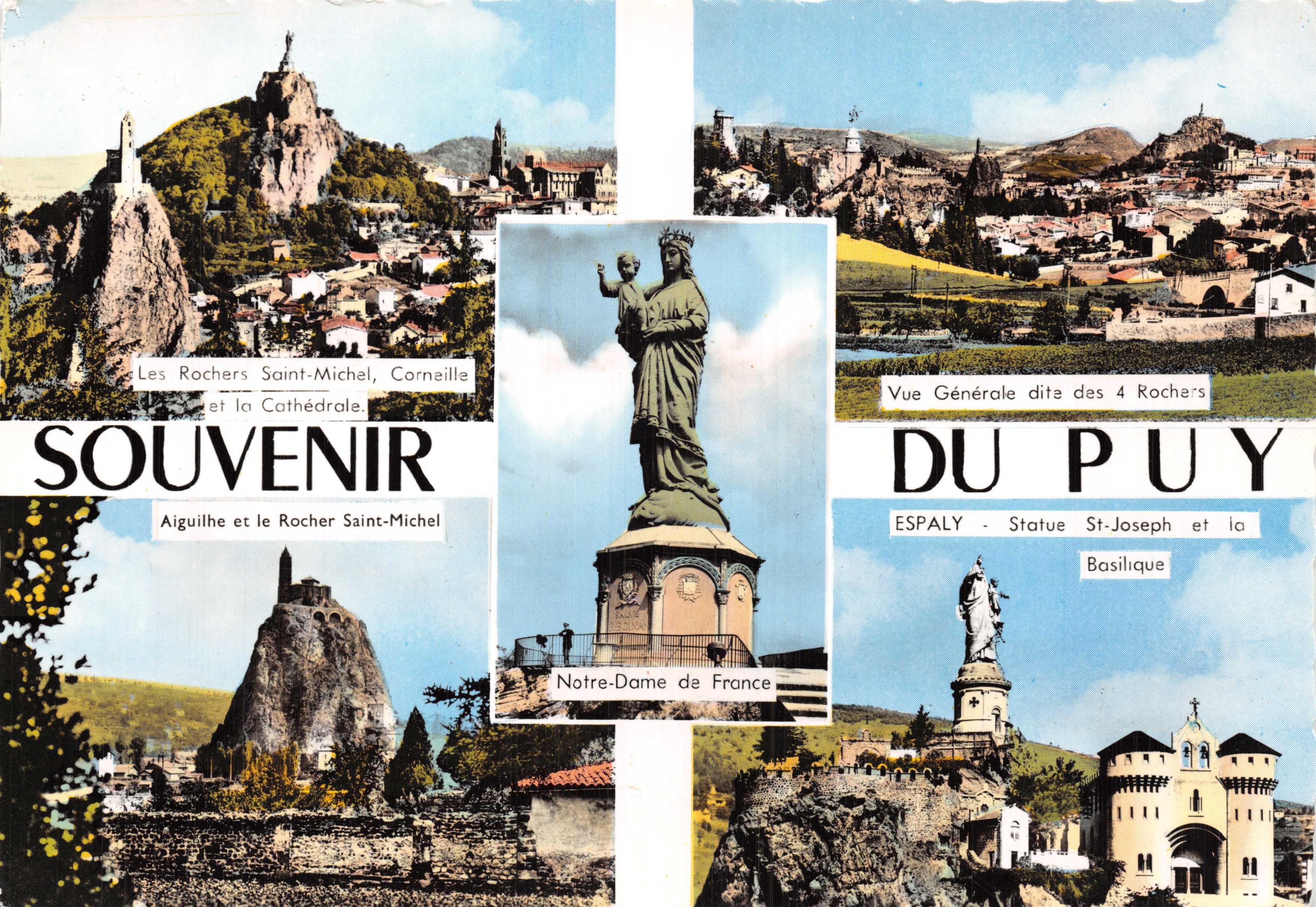 Vista di Le Puy — Ricordo di Le Puy
