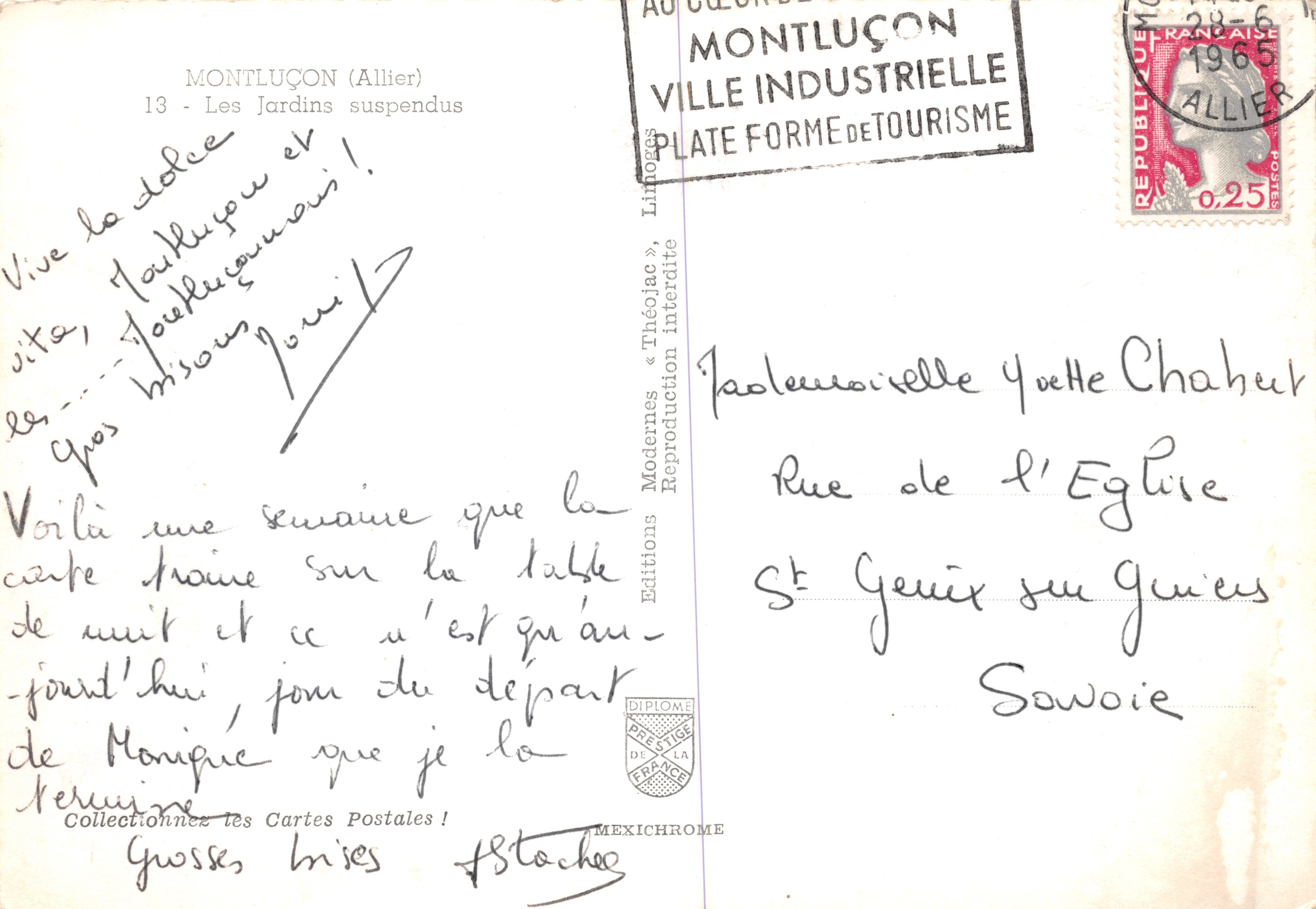 I Giardini Sospesi — Montluçon (Allier) — Edizioni Iris — Verso