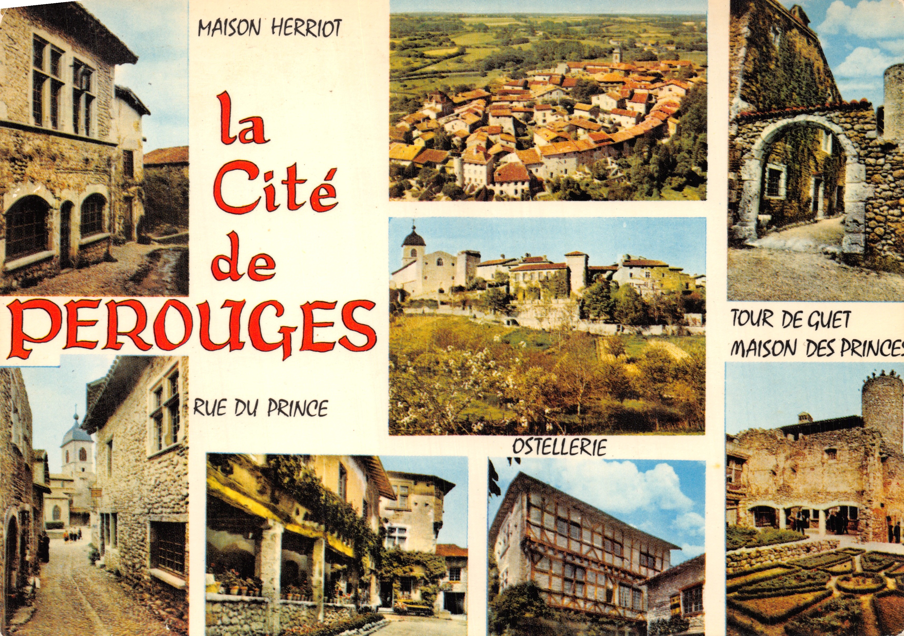 Perouges — De Stad Perouges — uitgever MAISON HERRIOT, n° 50685