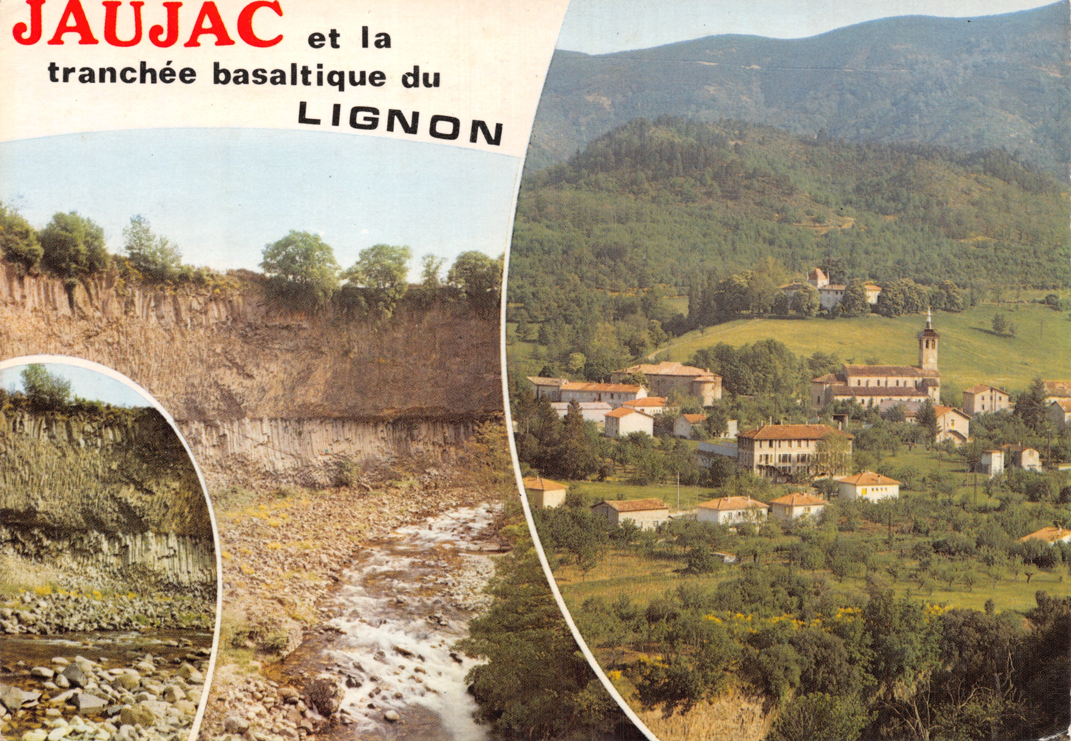 Jaujac e la trincea basaltica del Lignon — Editore J. Cellard, n. A. 077
