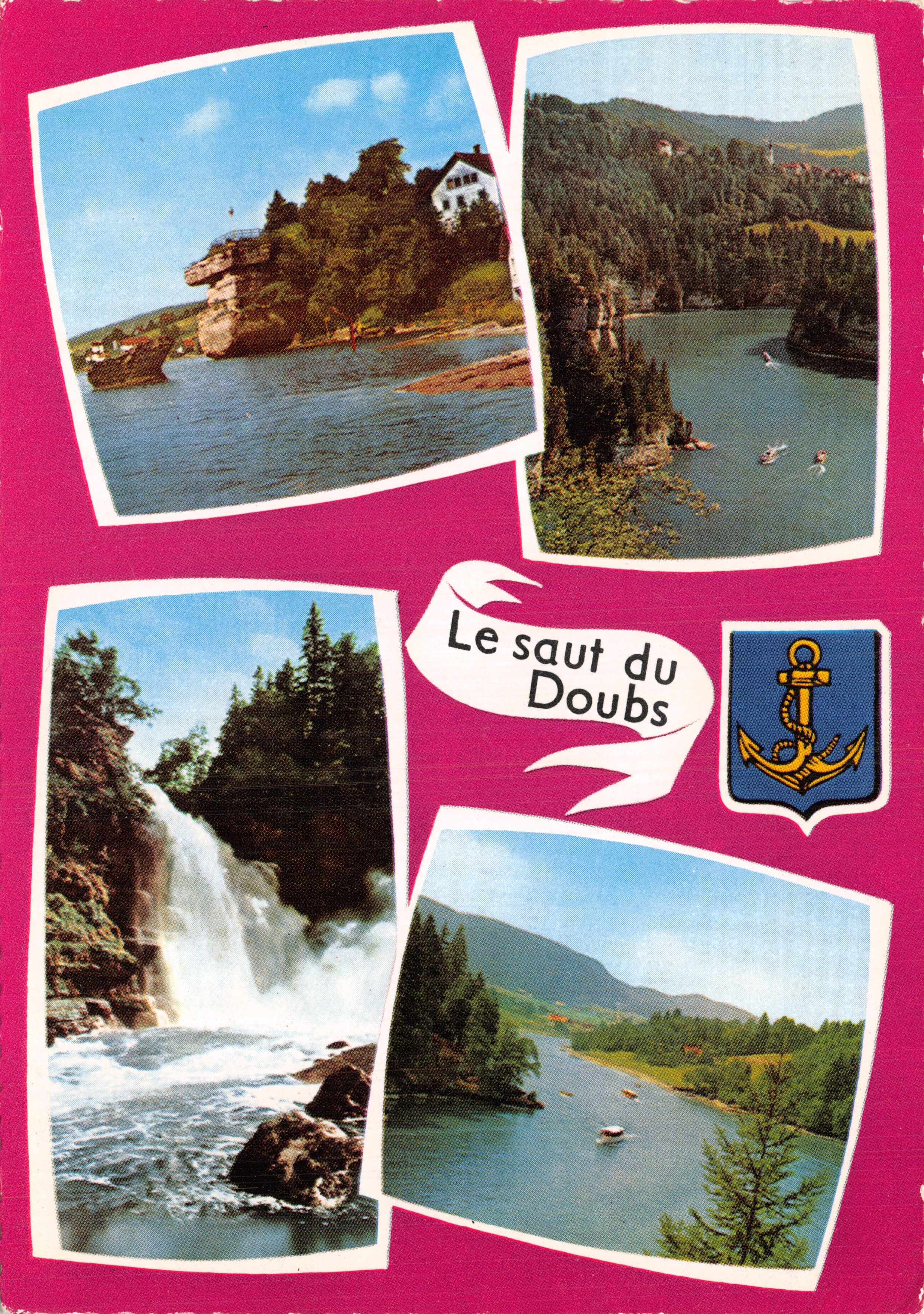 Le saut du Doubs — cascade et paysages — Éditions JANIN, 1017