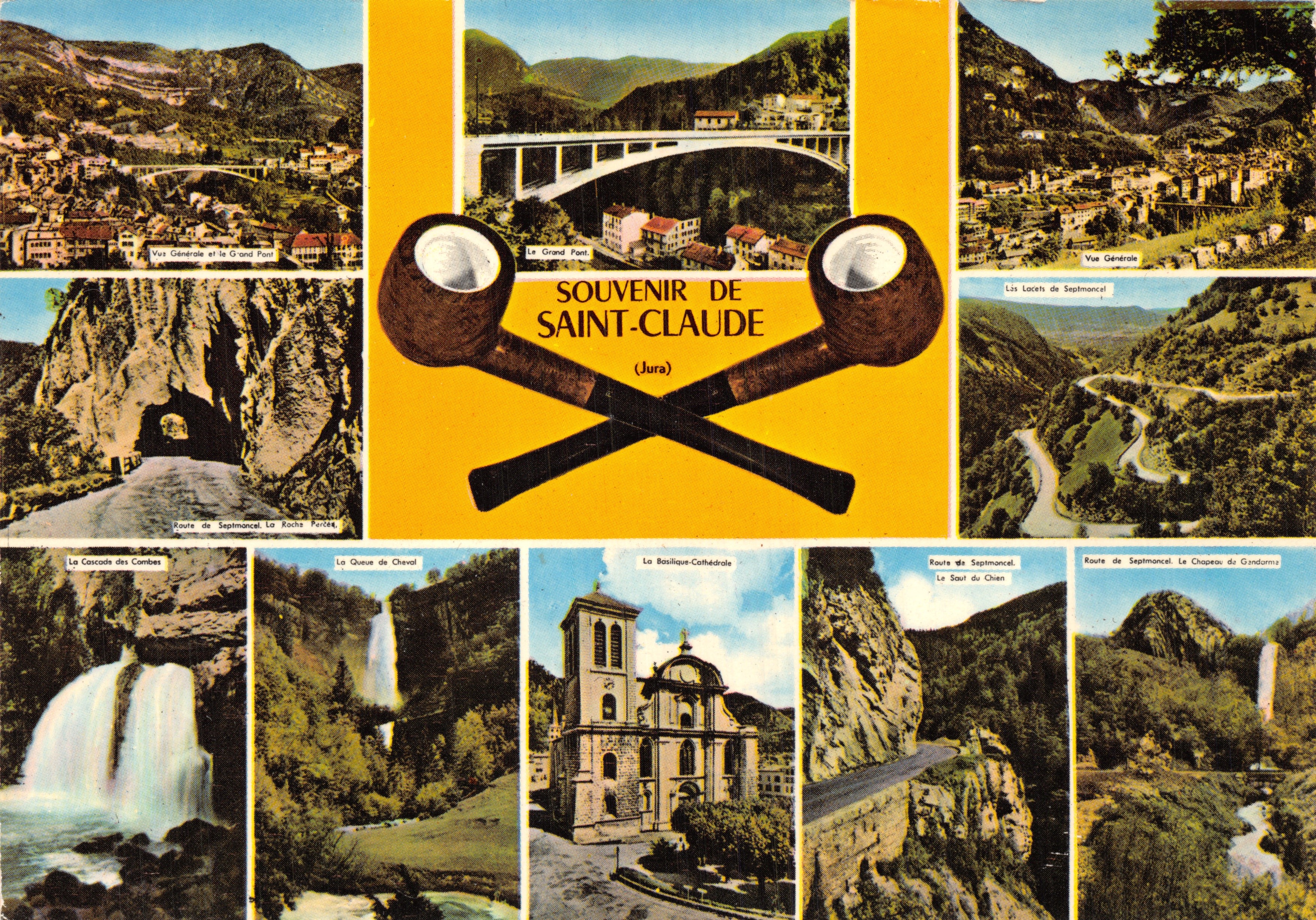 Saint-Claude — Ricordo di Saint-Claude (Jura) — Editore: Les Tirages Modernes