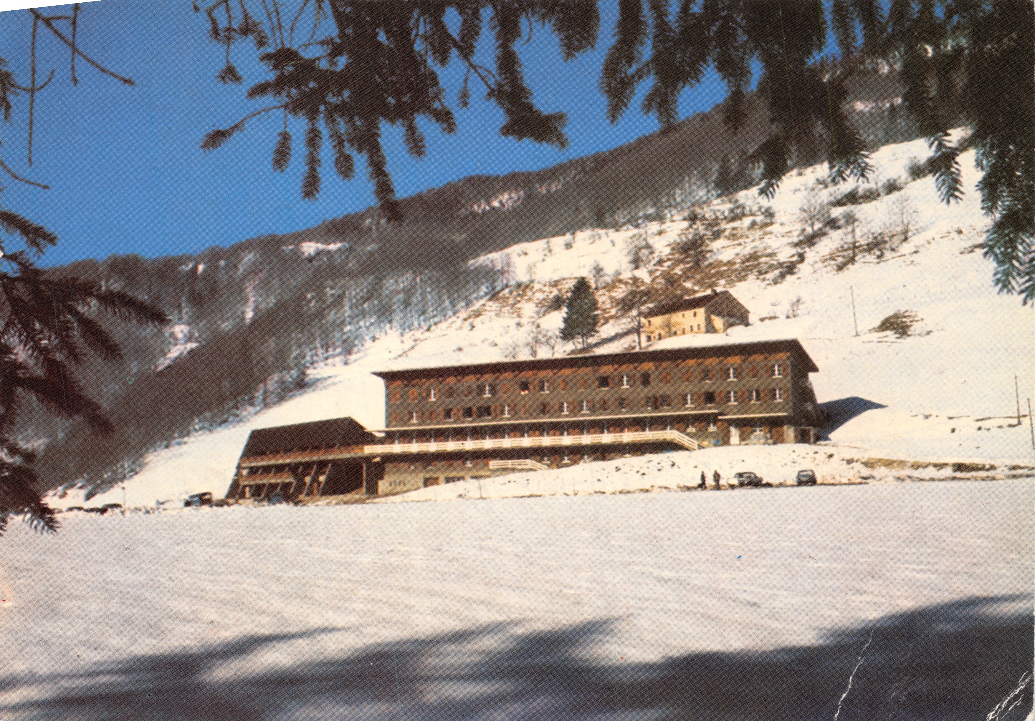 Hotel La Mignonne — vakantiecentrum van het Centraal Comité van Air France — uitgever PHOTO R. TROUILLHET DRAGUIGNAN (N° 7 E-3/71)