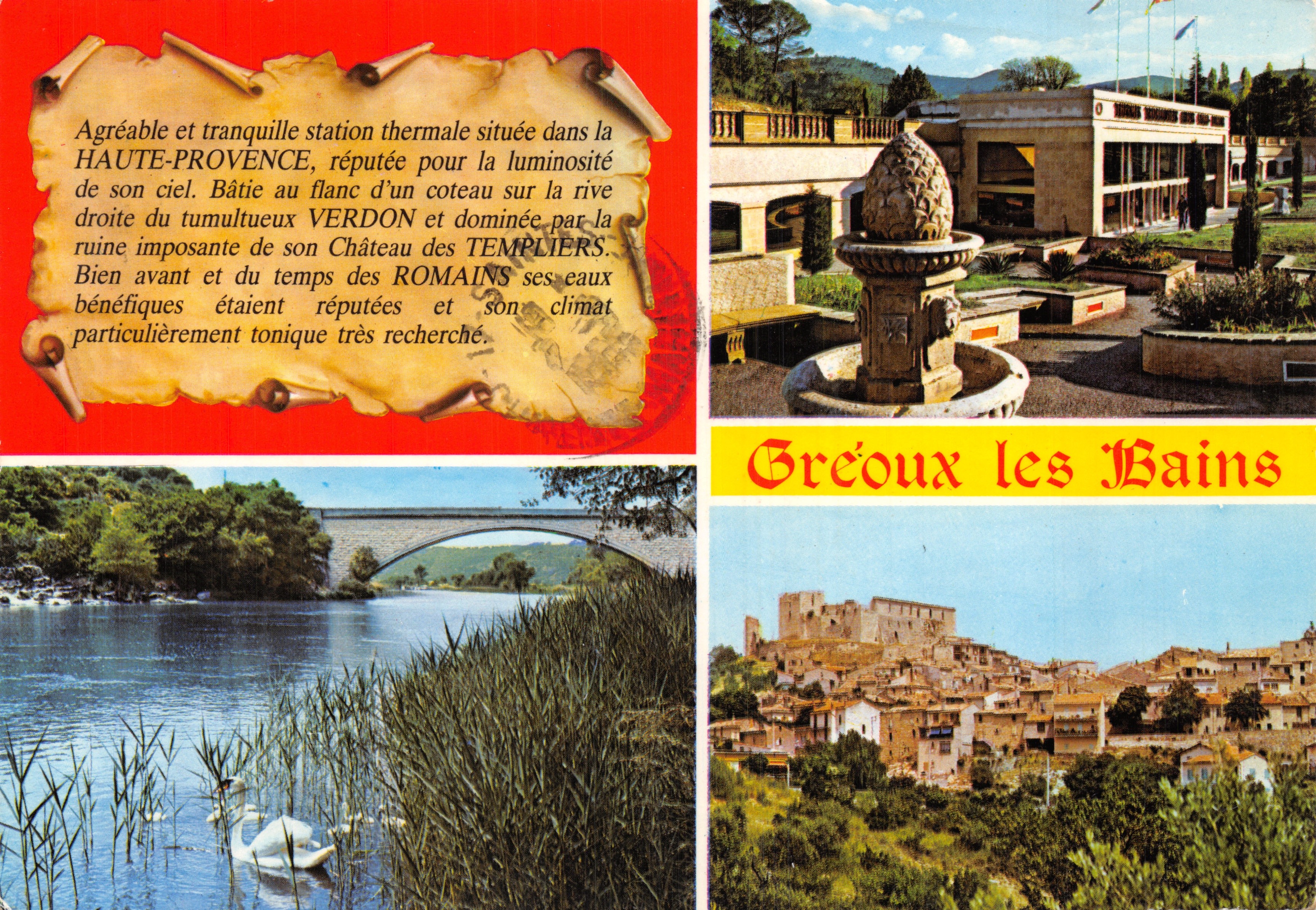Gréoux-les-Bains — thermal station on the Verdon — Éditions S.E.P.T. - 285/69