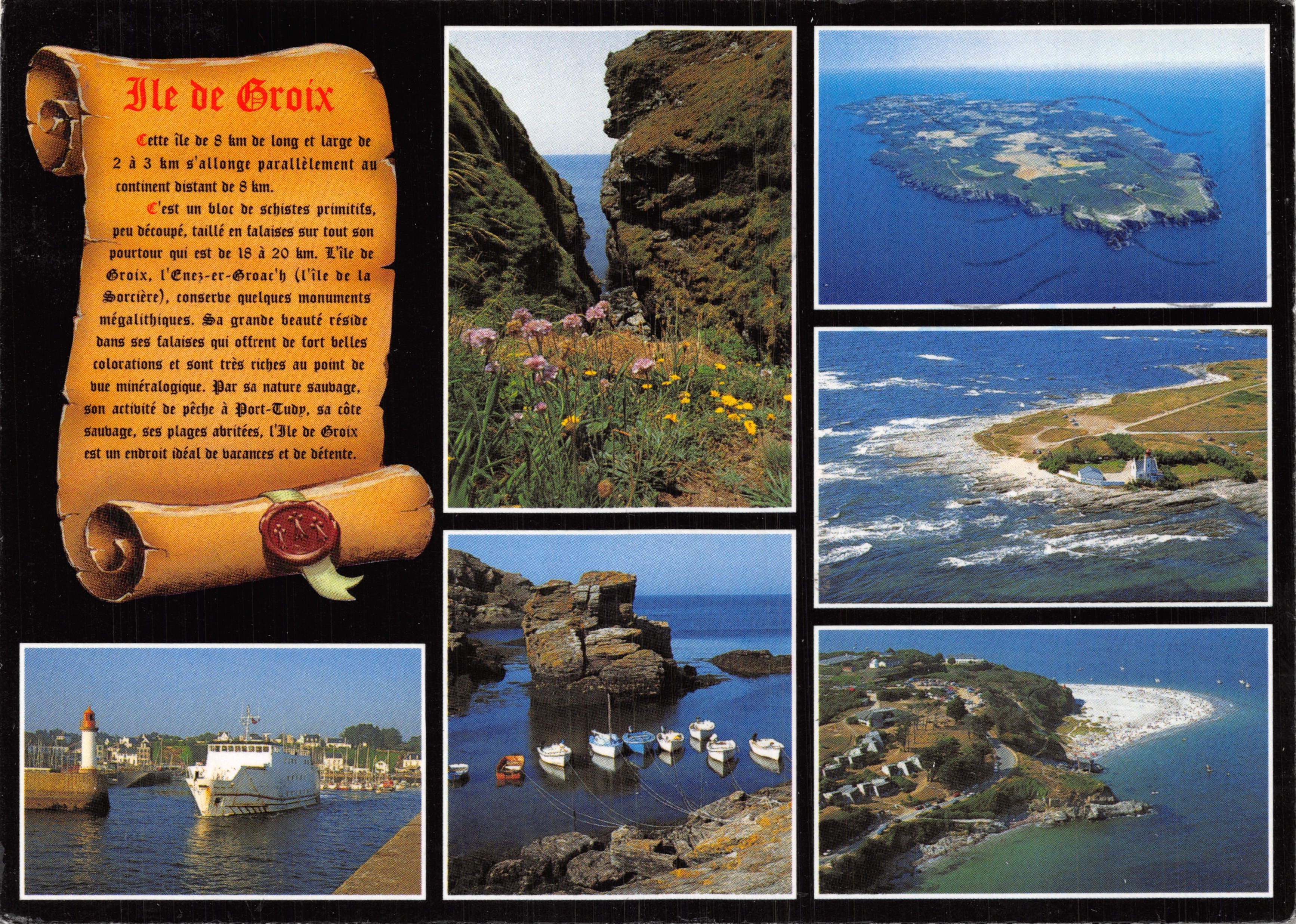 Isla de Groix — sitios turísticos — editor COULEURS DE BRETAGNE