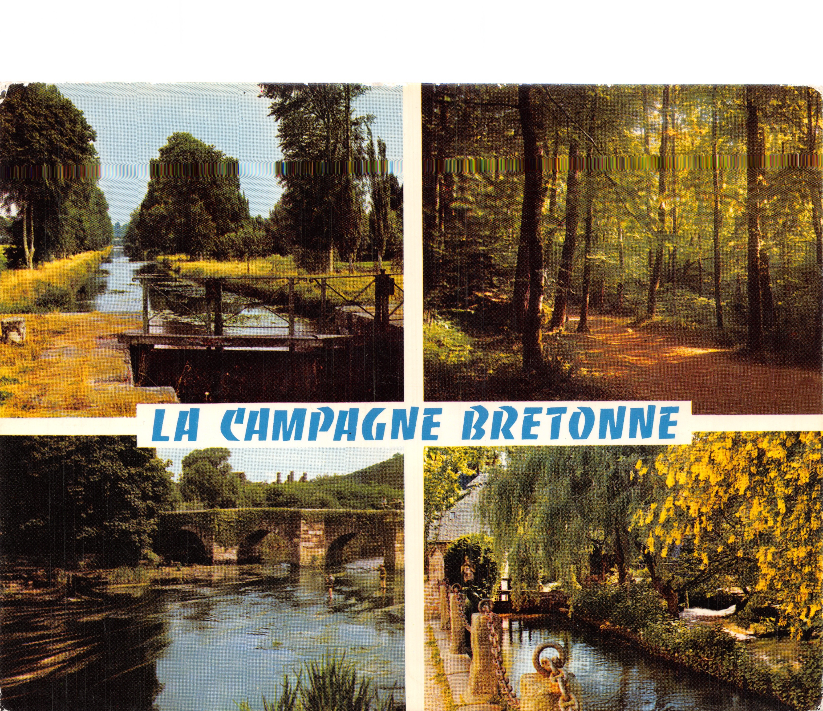 De bretonse landbouwregio — landschappen van kanalen, bossen en bruggen — Éditions d'Art 'JACK' n°22700
