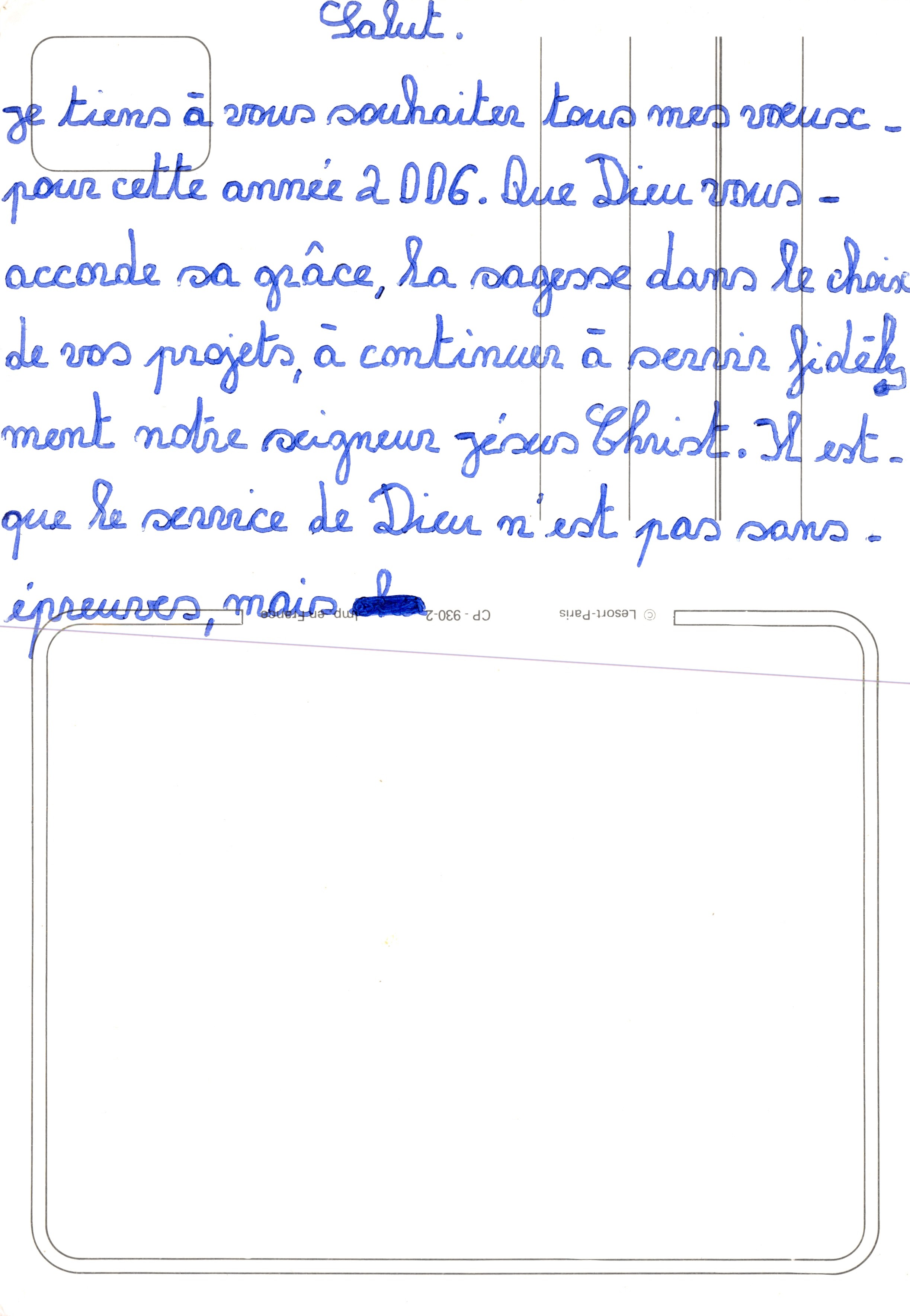 Castagne e foglie — scena autunnale — editore Lesort-Paris n° CP-930-2 — Verso