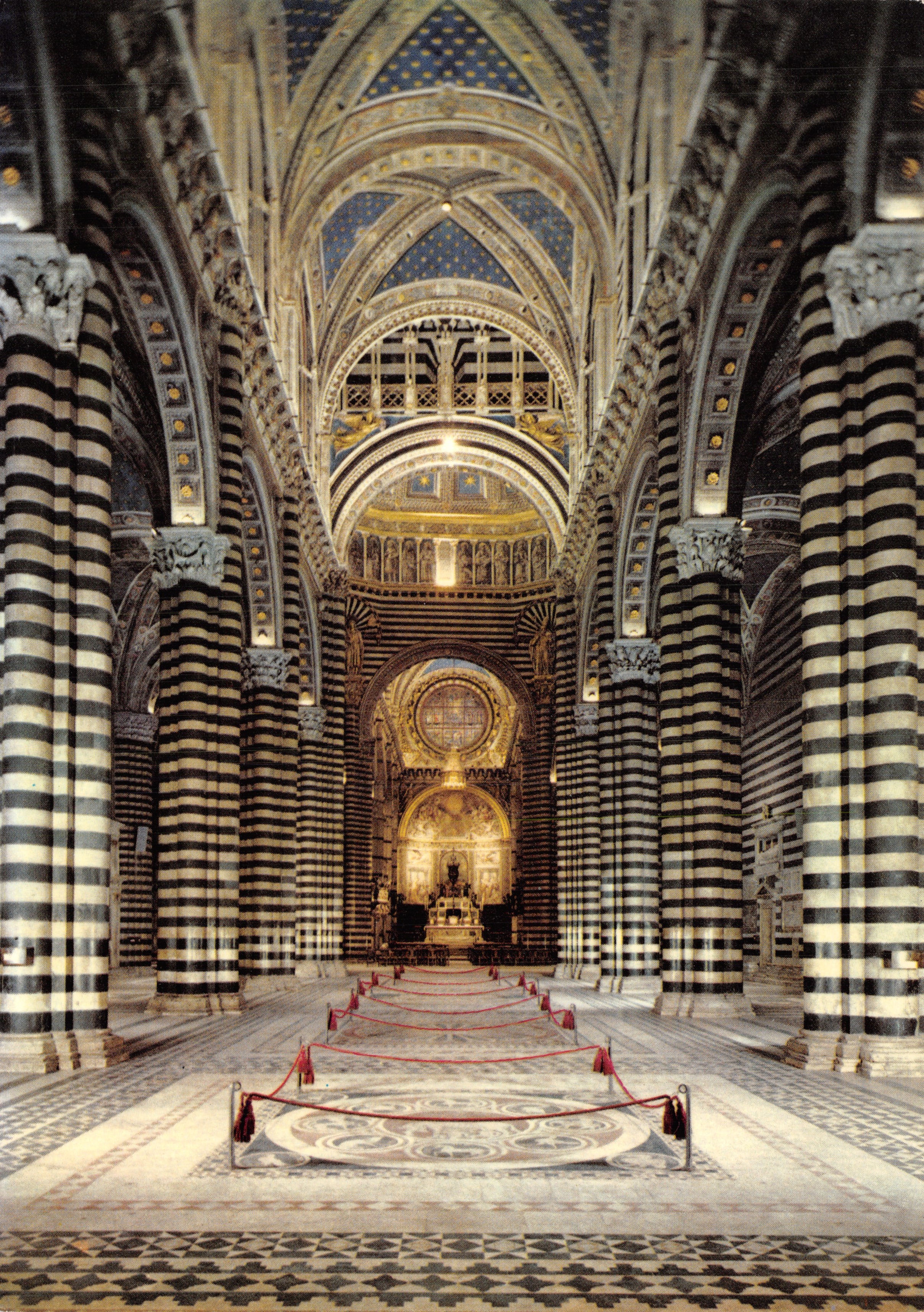 Sienne — Intérieur de la cathédrale — Éditeur Ditta M. Romboni, Sienne, n° 159