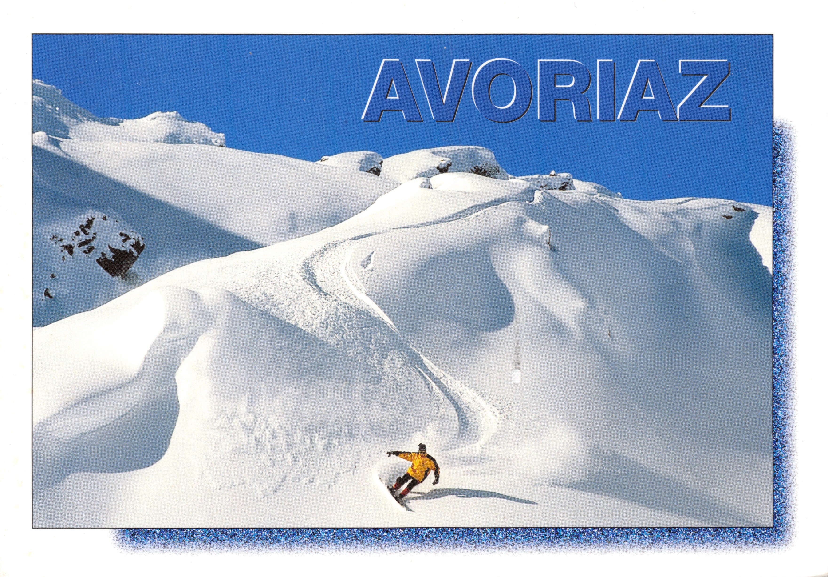 Avoriaz — gesneeuwde wintersportlocatie — ÉDITIONS J.-P. FRANCOZ