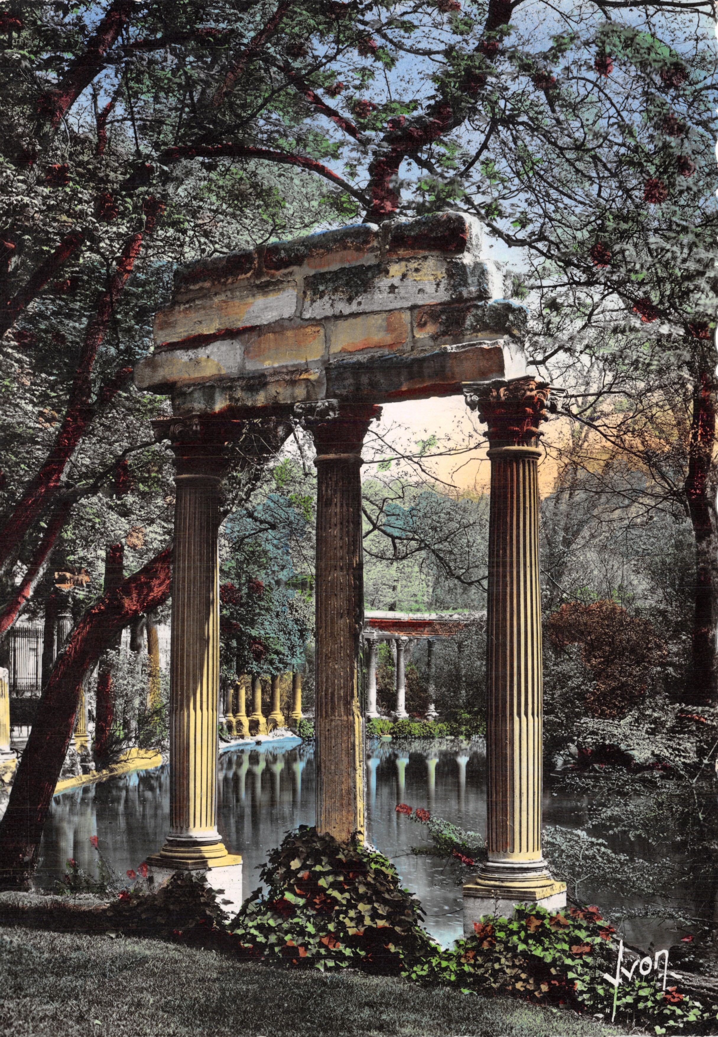 Les Colonnes de la Colonnade — Jardin de la Colonnade à Paris — Éditions d'Art Paris