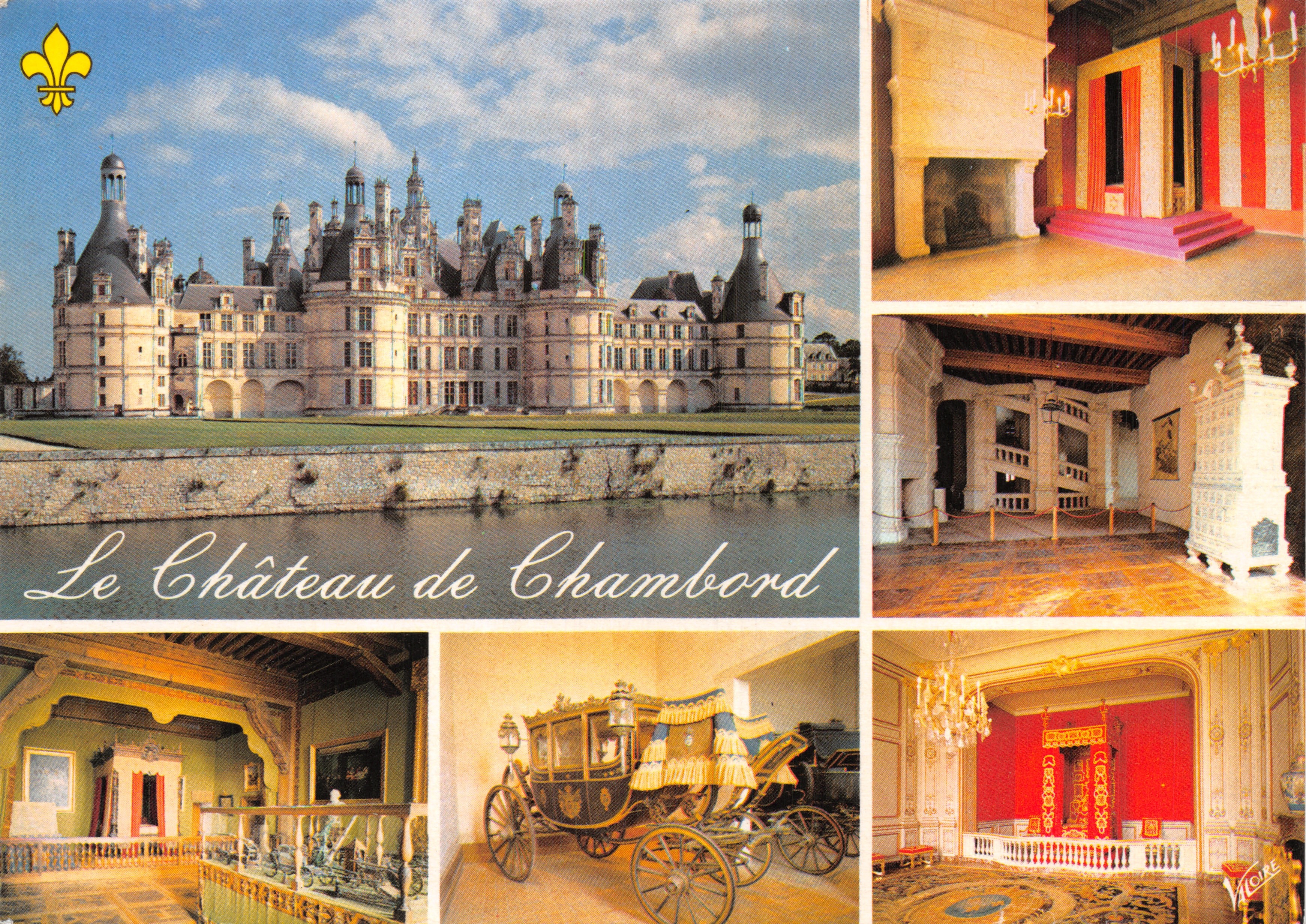 The Castle of Chambord — exterior and interior views — Valoire-Blois Editions