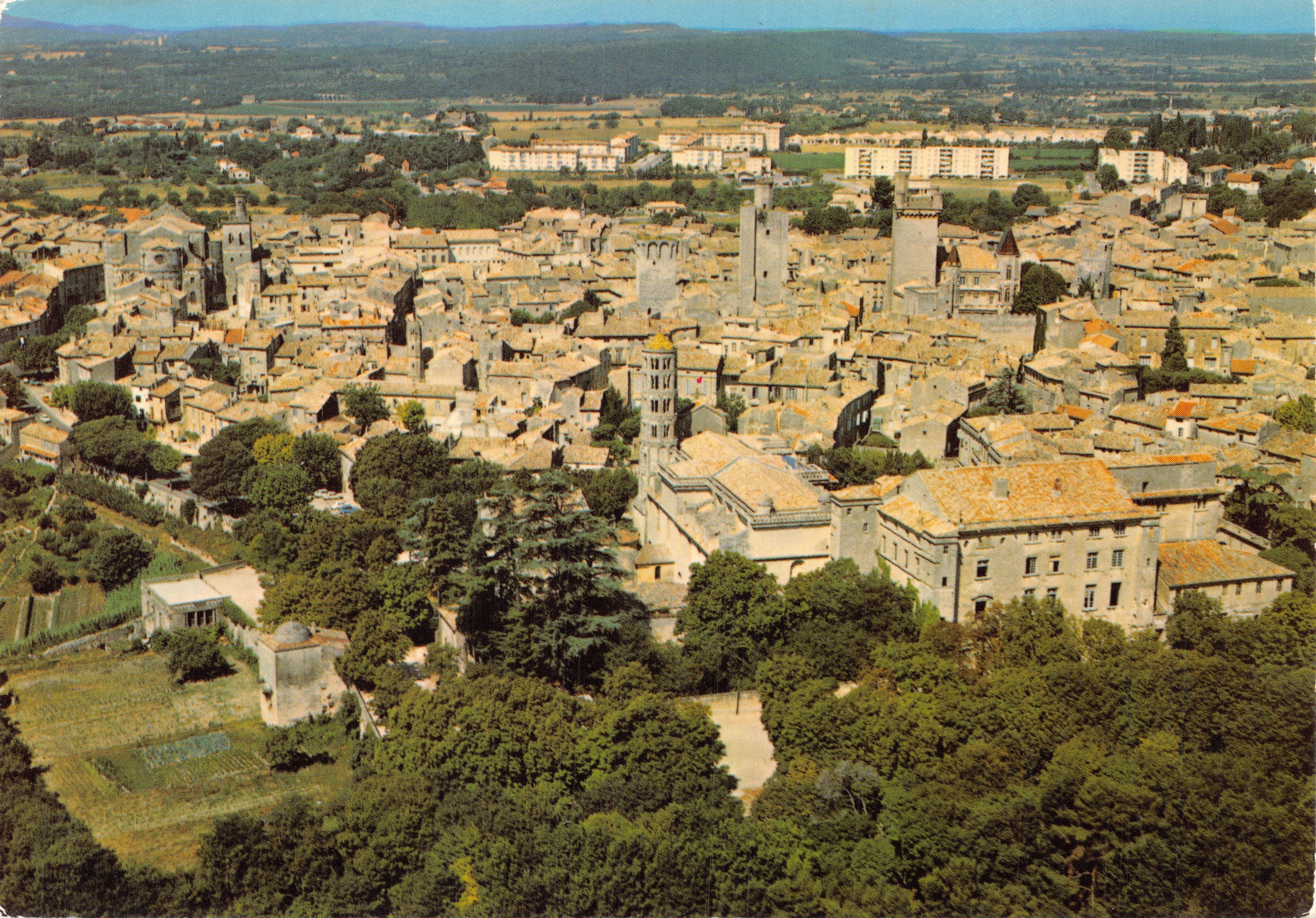 Uzès — Vista aerea della città — Editions 'SL' VILLEURBANNE
