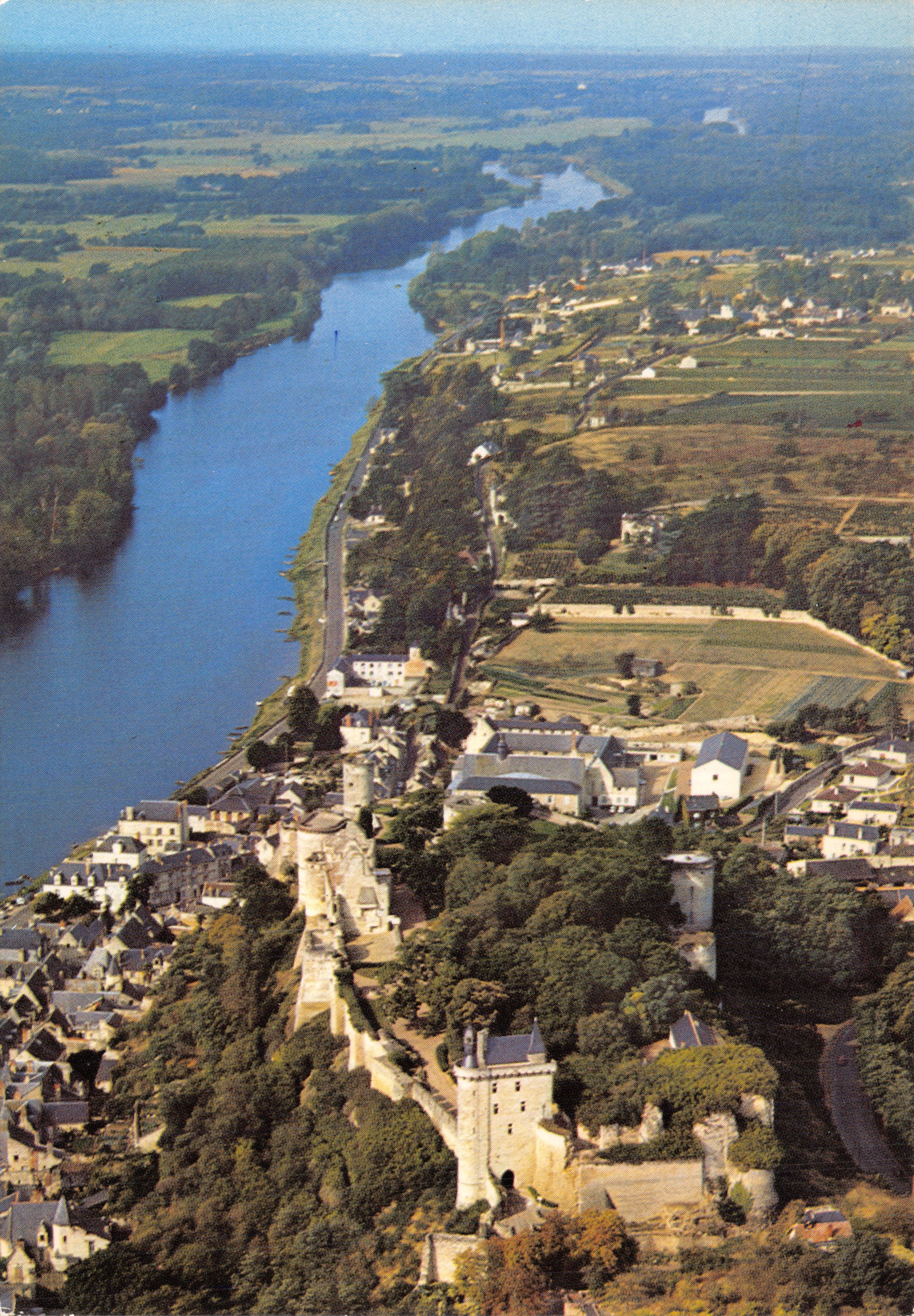 Chinon (Indre-et-Loire 37) — Il Castello e la Vienne — editore ARTAUD Frères