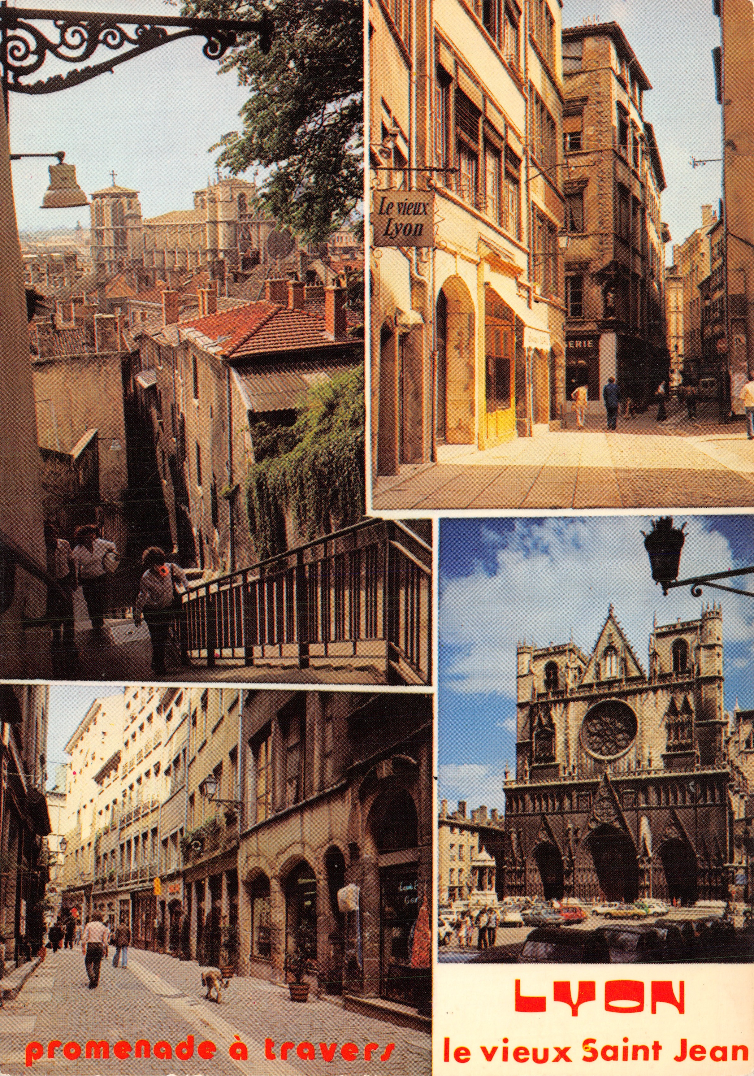 Paseo por Lyon — El viejo Lyon y la catedral de Saint-Jean — Éditions J. Cellard