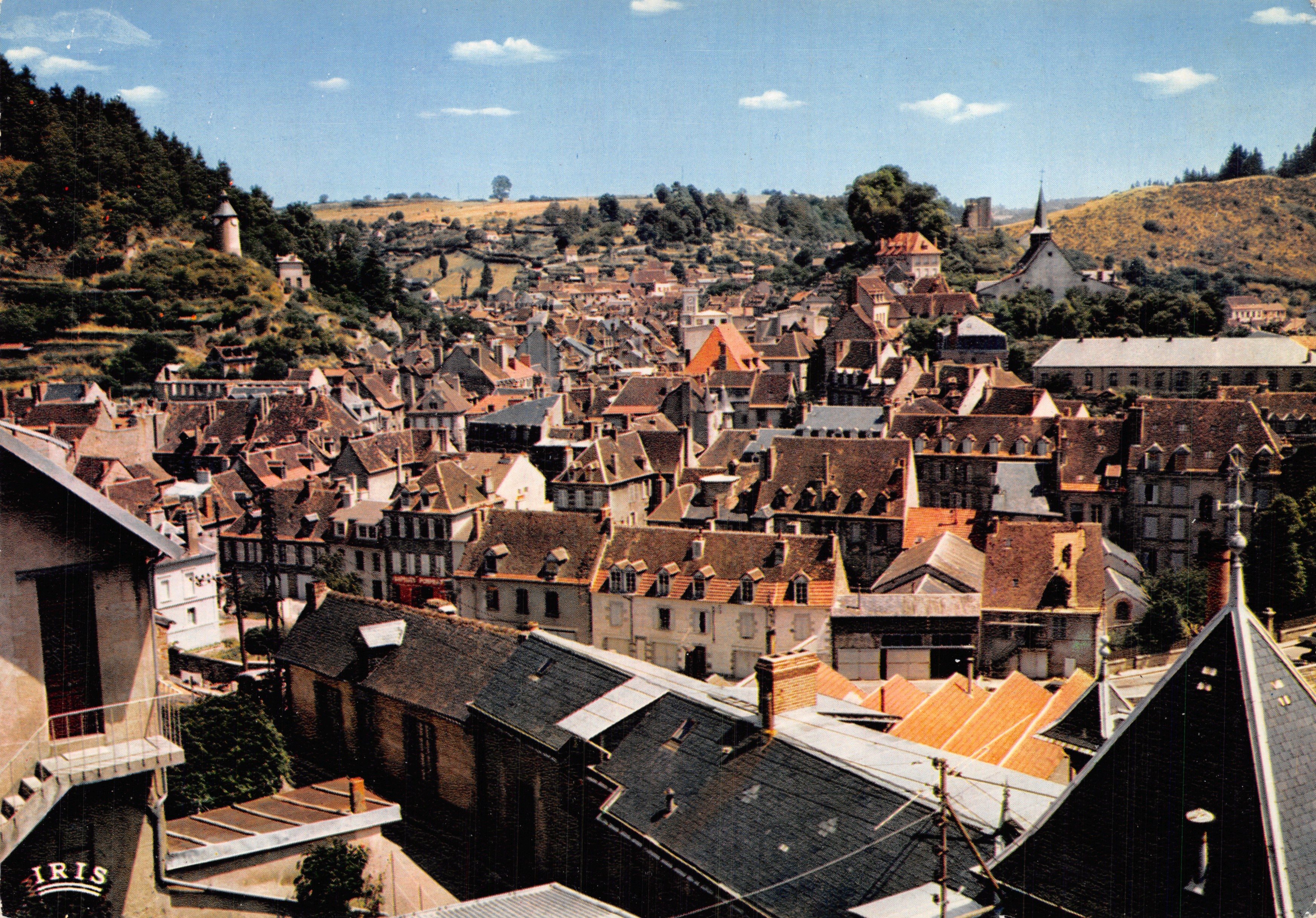 Aubusson — Vista generale, la Torre dell'Orologio — Edizioni Moderne « Théo Jac »