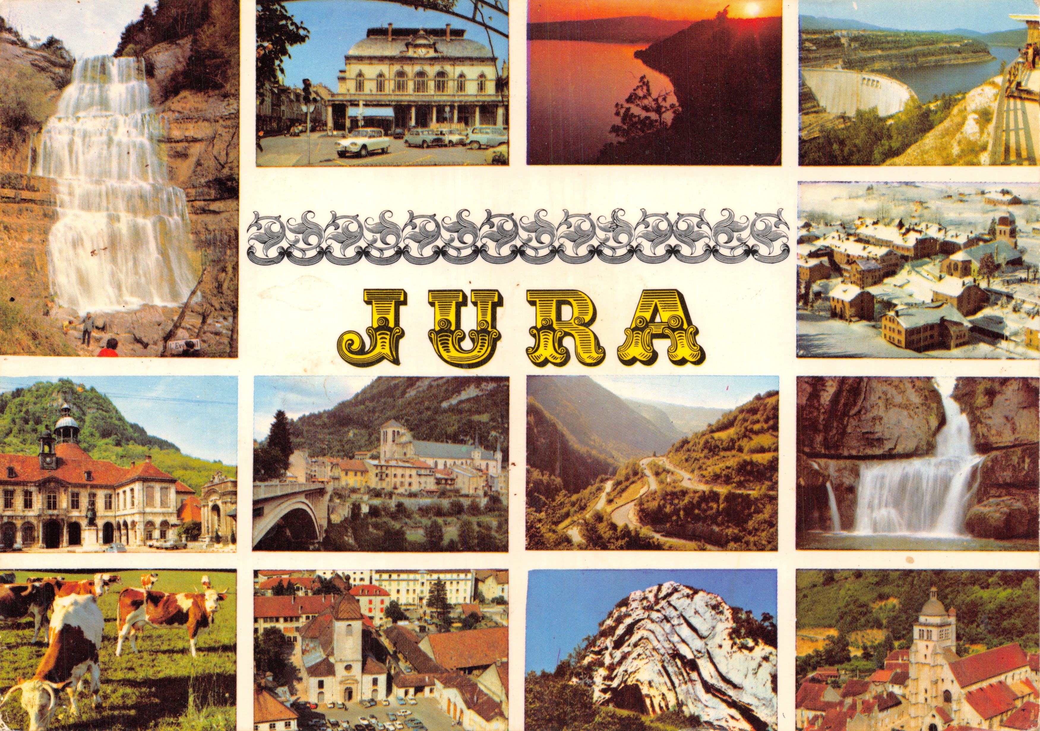 JURA — Collage van landschappen en locaties — Editions S.P.A.D.E.M.