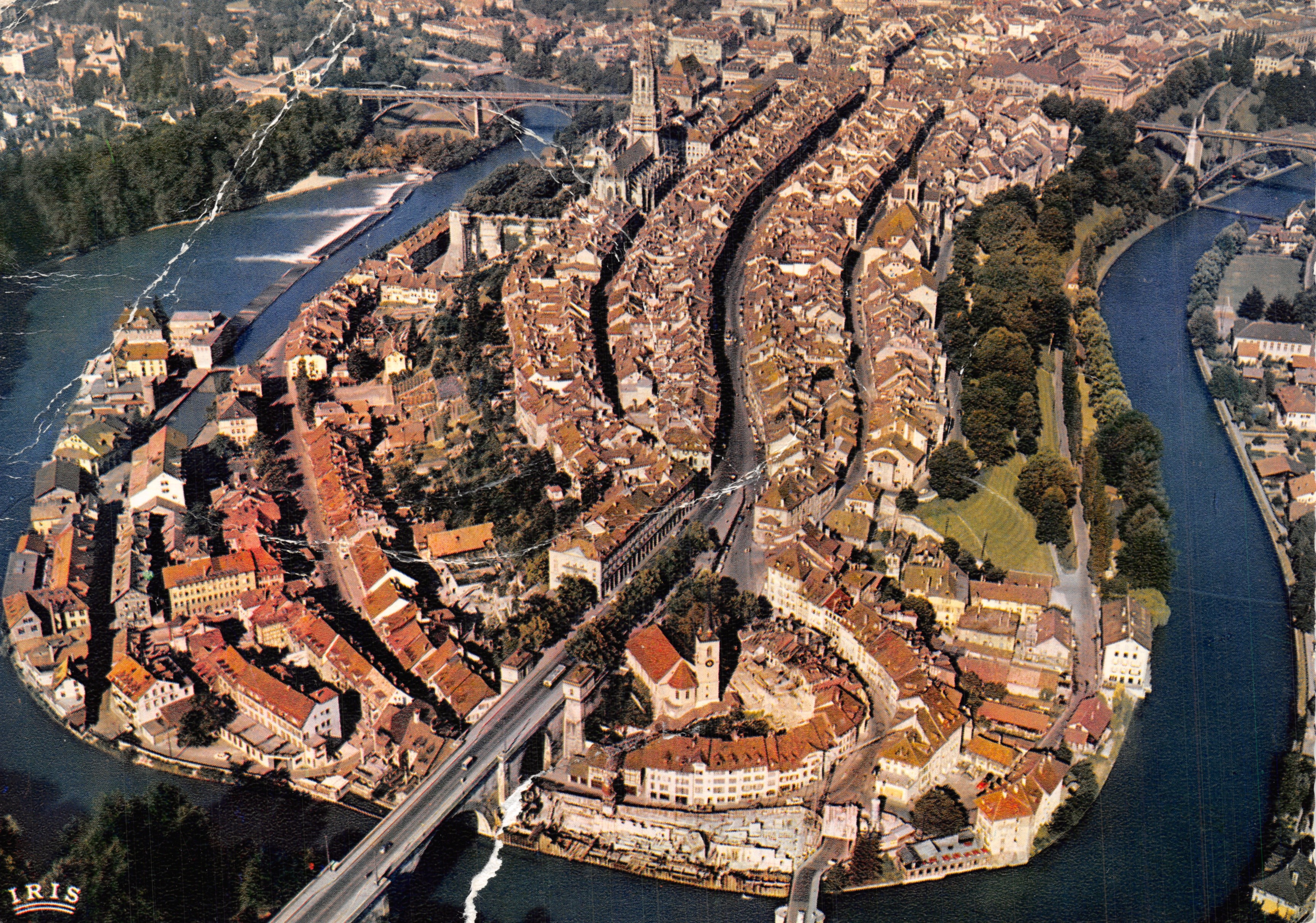 Bern — Vista aérea — Éditions Merkur