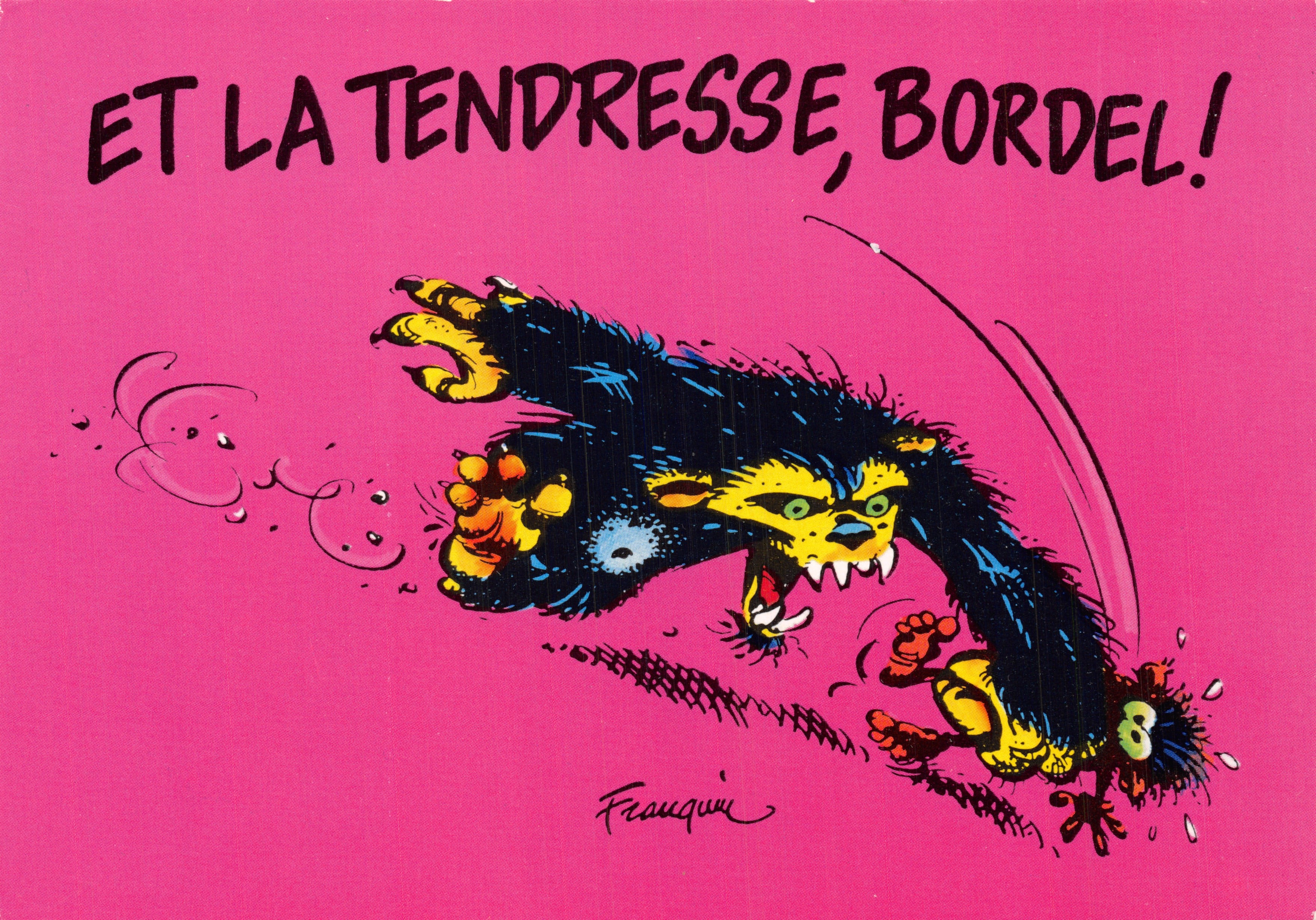 Monstruo furioso — Escena de violencia — Franquin & C. S.A. / Dupuis, n°14