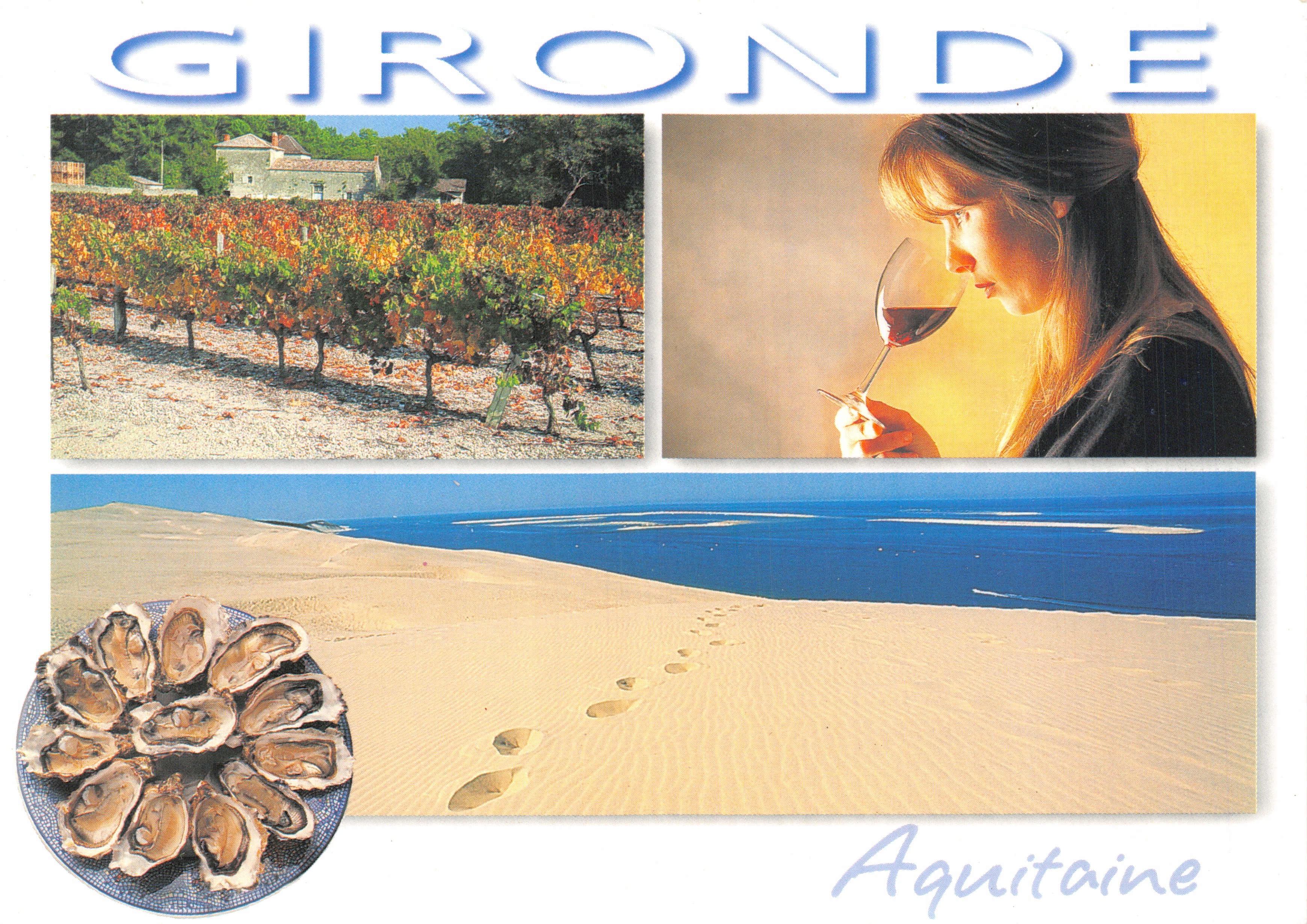 Gironde — vignoble bordelais, dune du Pyla et banc d'Arguin — Éditions Combier