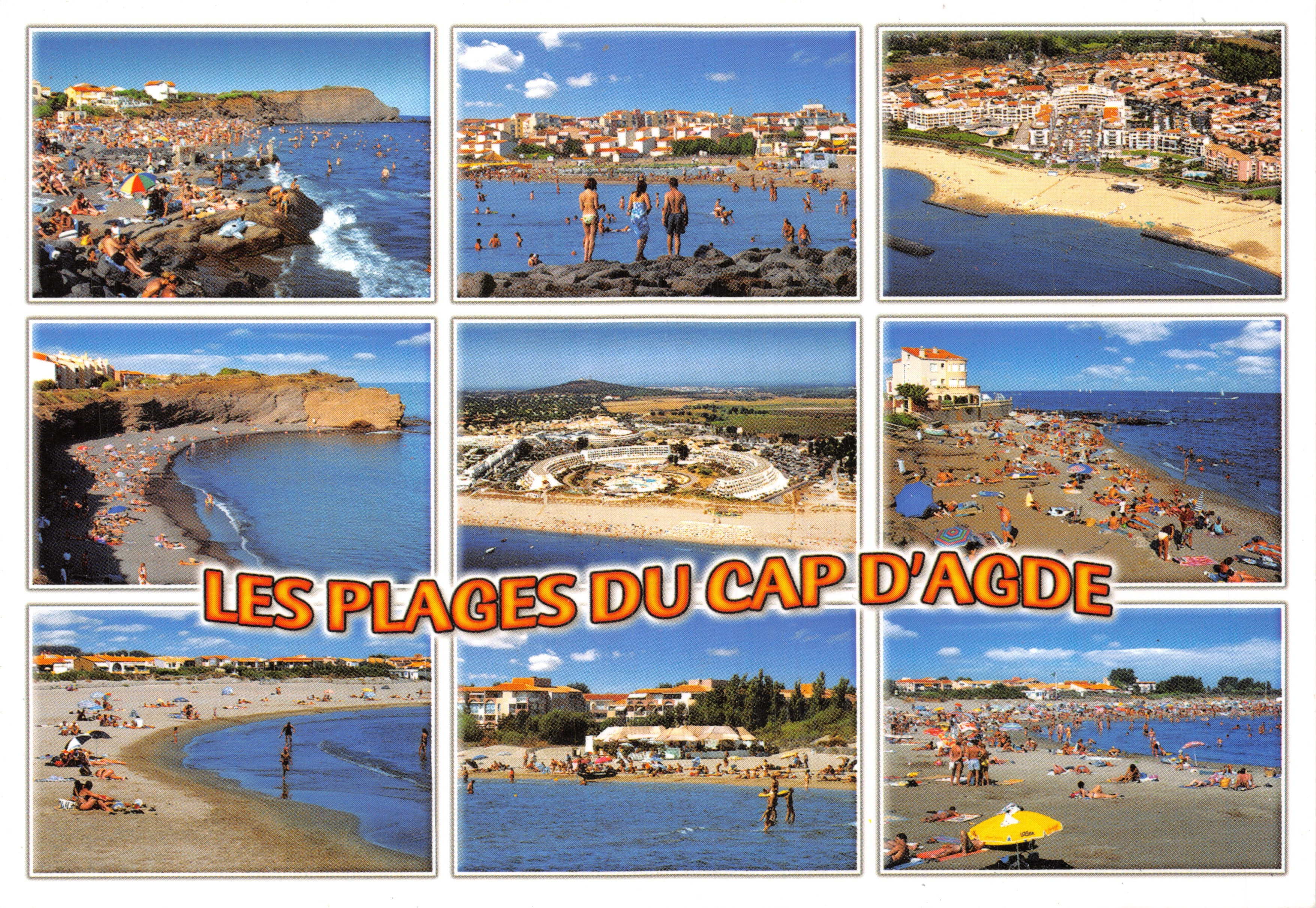 Die Strände von Cap d'Agde — Panoramablick und Badebilder — Éditions LECONTE