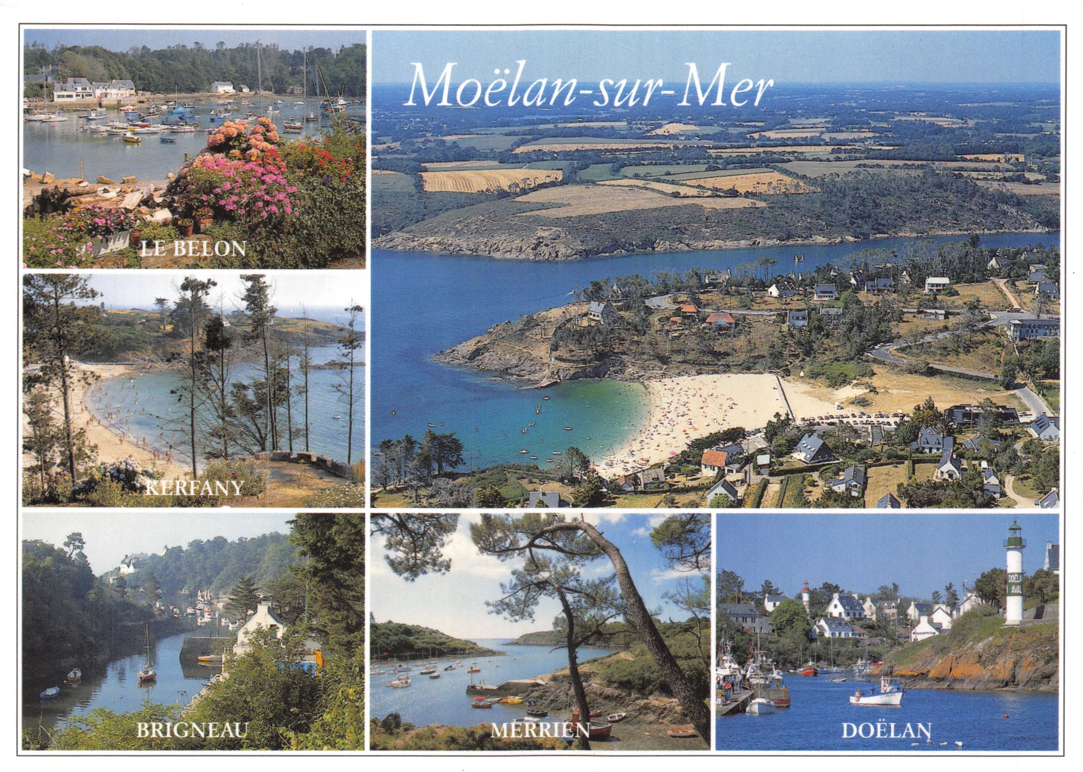 Moëlan-sur-Mer — vista aérea y paisajes — editor COULEURS DE BRETAGNE