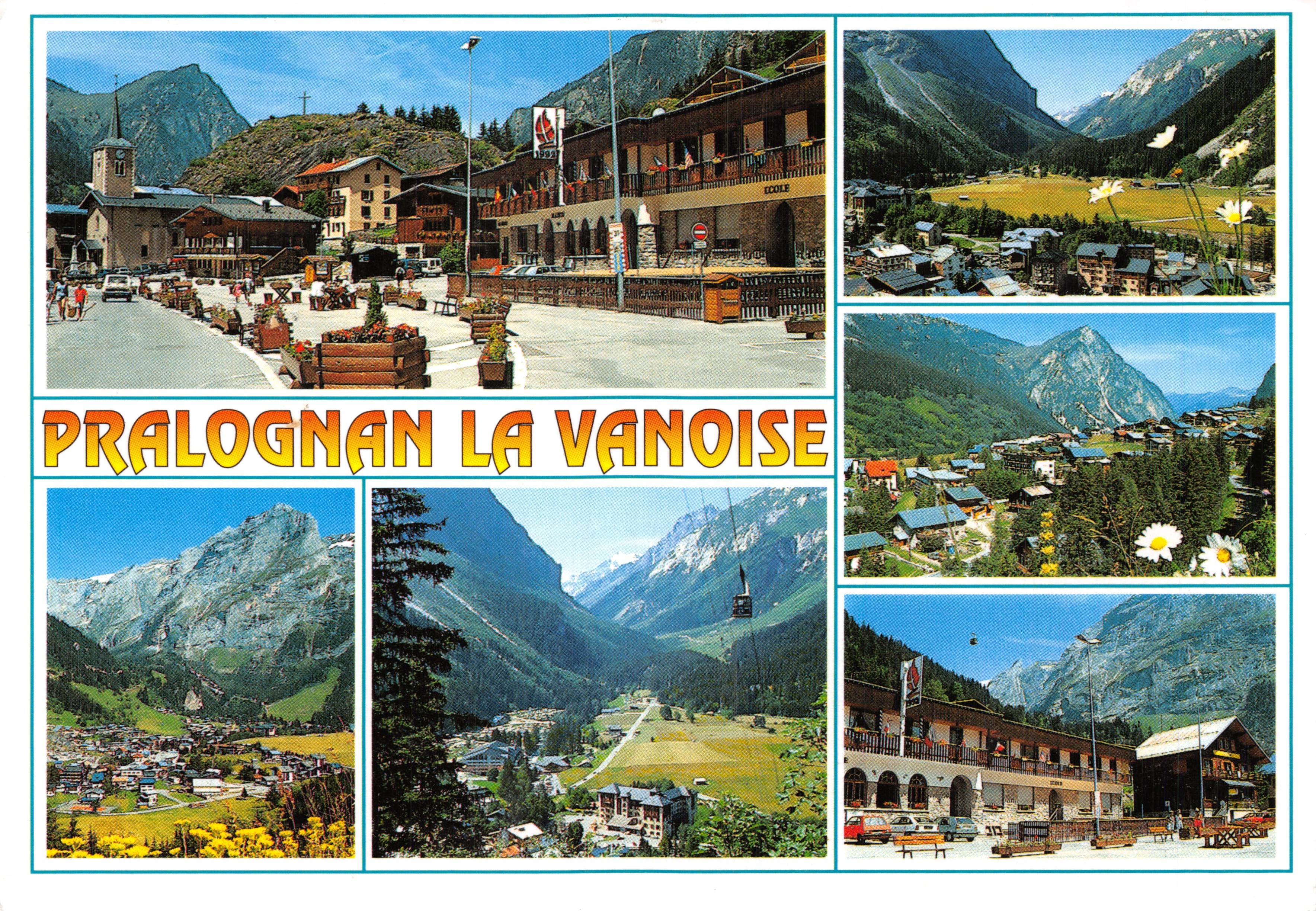 Pralognan la Vanoise — vista panoramica e villaggio montano — Éditions REVALP