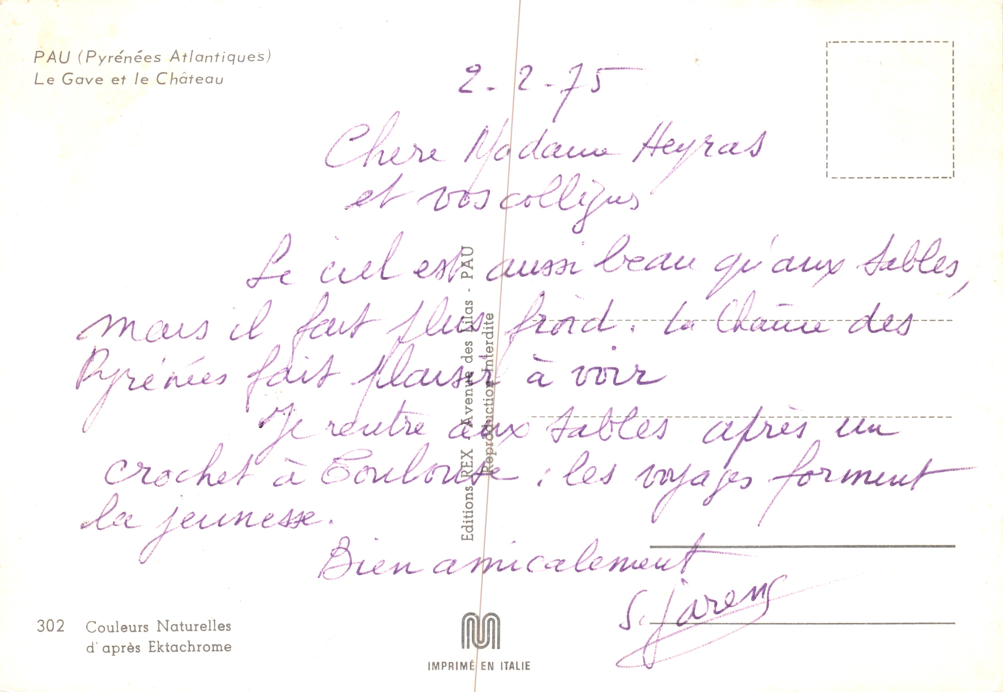 Pau (Pyrénées Atlantiques) — El Gave y el Castillo — Editions des Ducs - PAU — Reverso