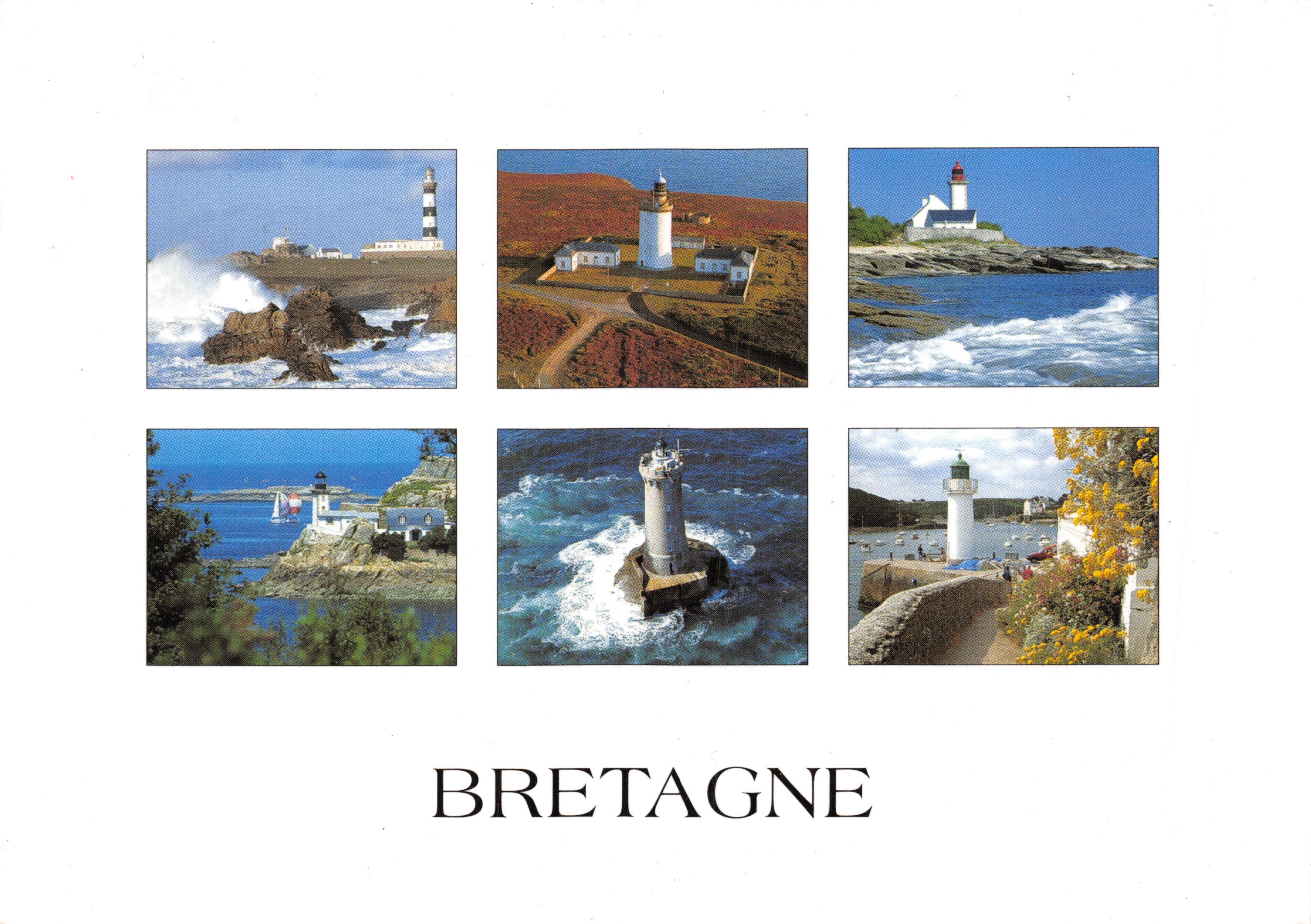 Faros de Bretaña — seis vistas costeras — Éditions d'Art Jackec, Paimpont