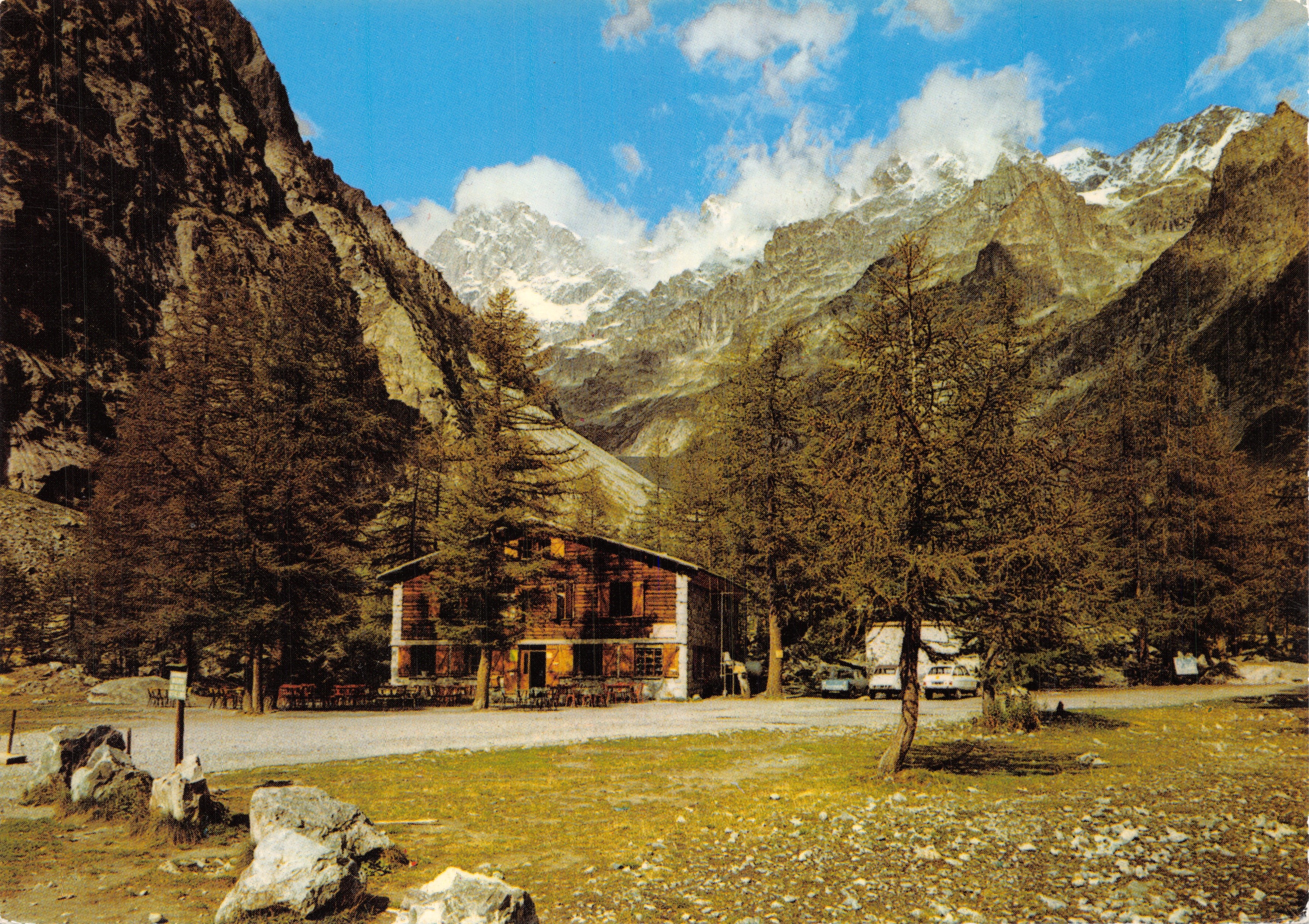 Les Ecrins (4103 m.) — vu du Pré de Mme Carle (1875 m.) — Éditions F. Francou, Briançon