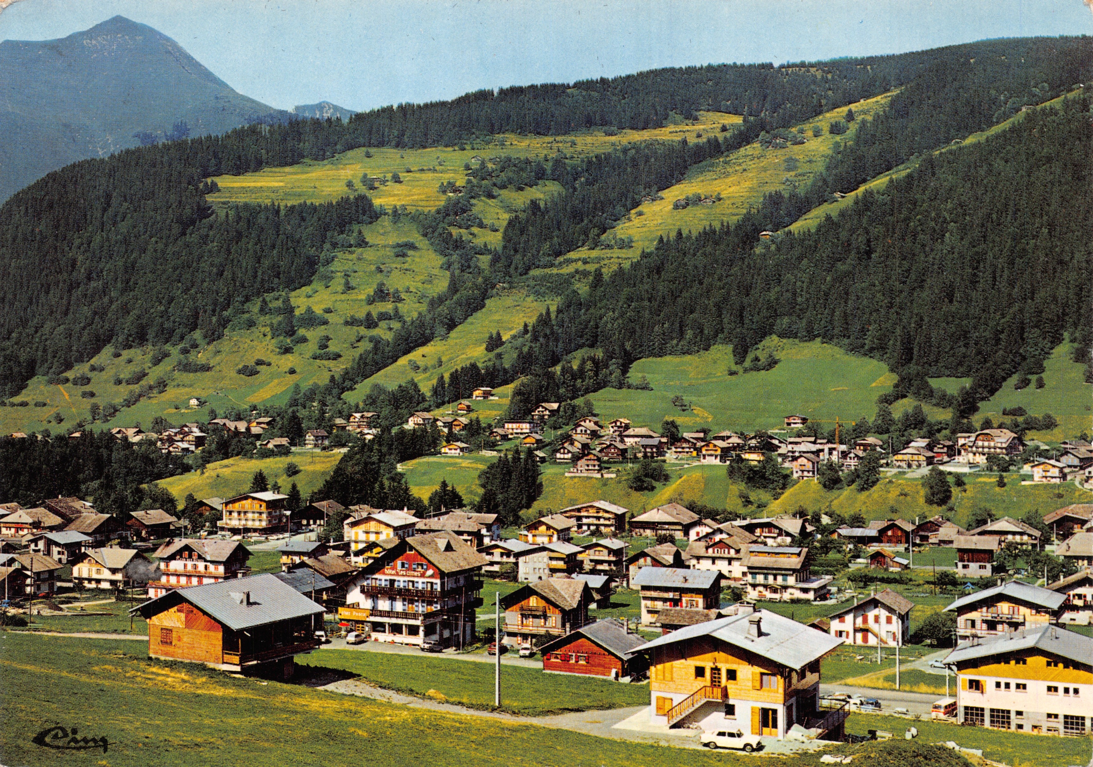 Morzine — Vista parcial de la Estación — Editor Combier