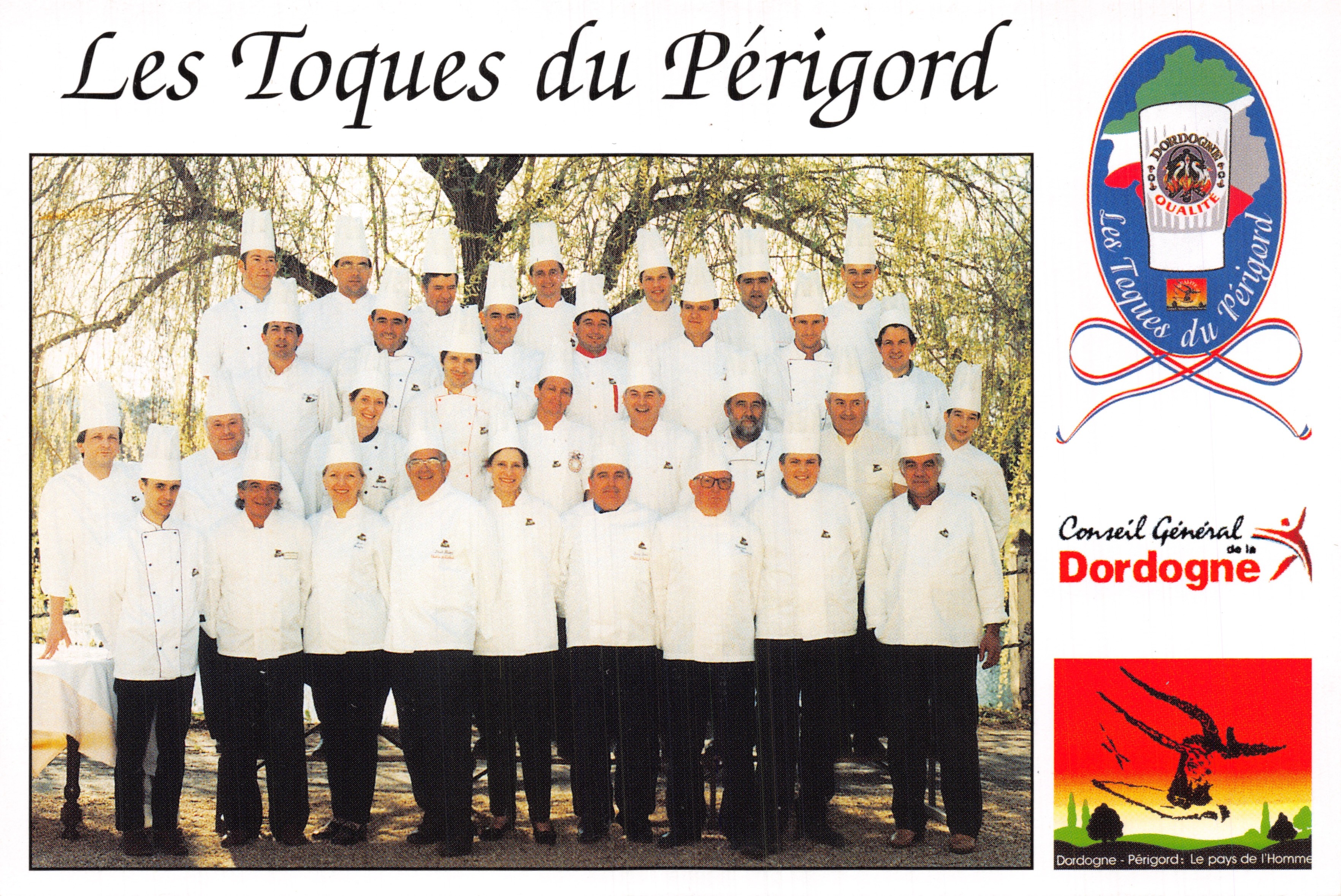Le Cuffie del Périgord — gruppo di cuochi — editore Conseil Général de la Dordogne