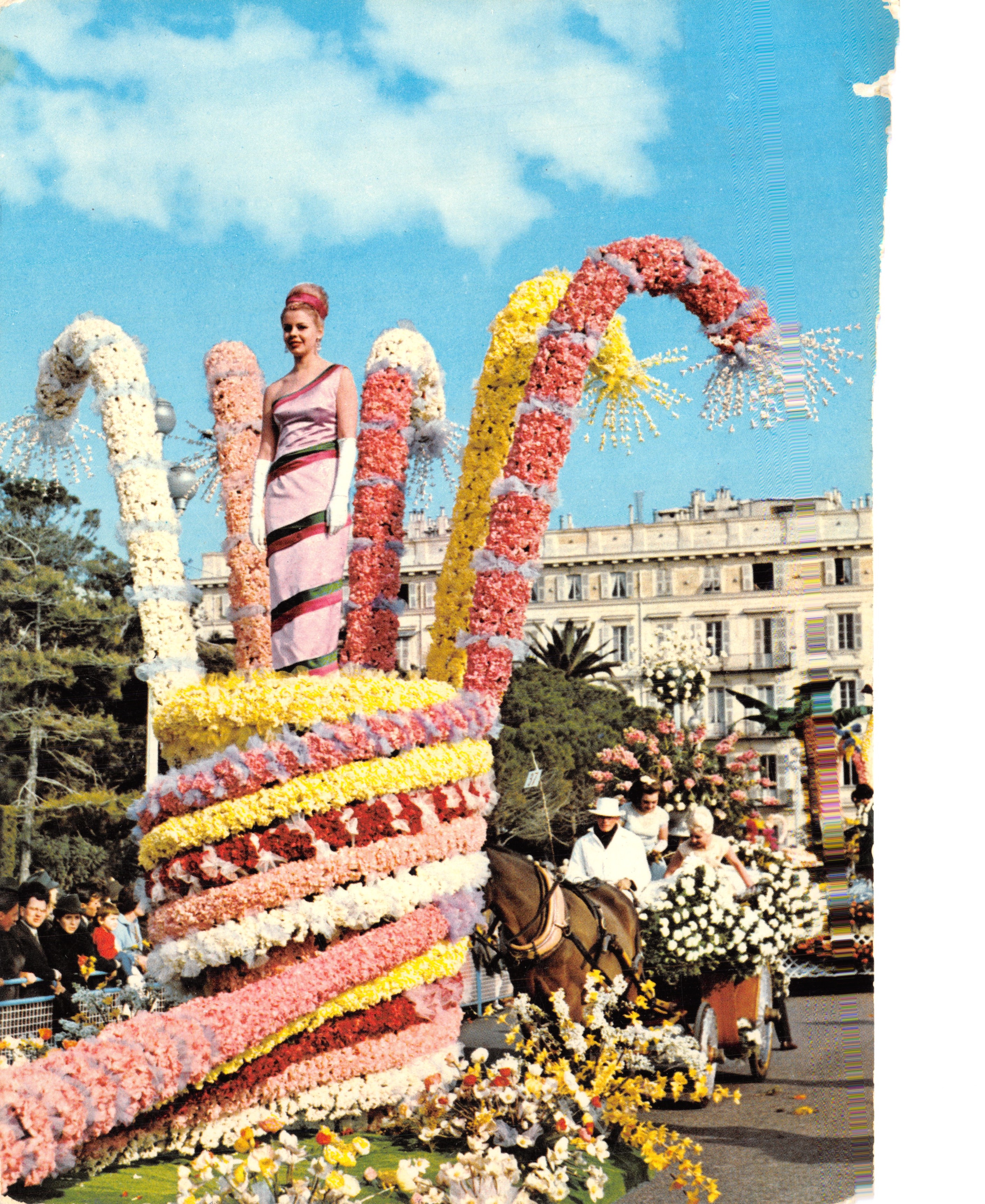 Batalla de Flores en la Promenade des Anglais — Nice — Edición S.E.P.T. n°16/755
