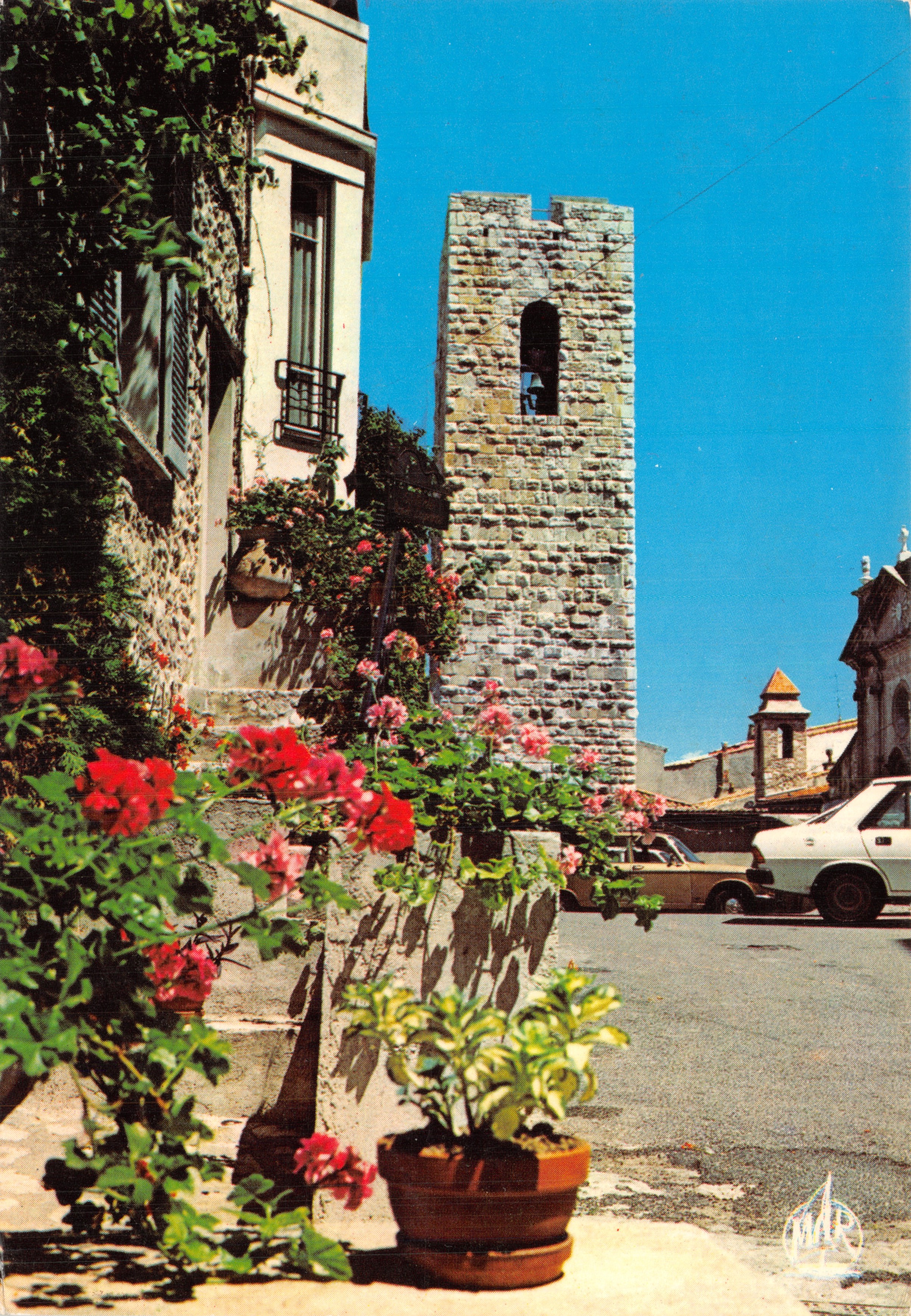 Antibes — Torre di guardia antica del XIII secolo — Les Éditions MAR, 4, Bd de Gimiez, Nice