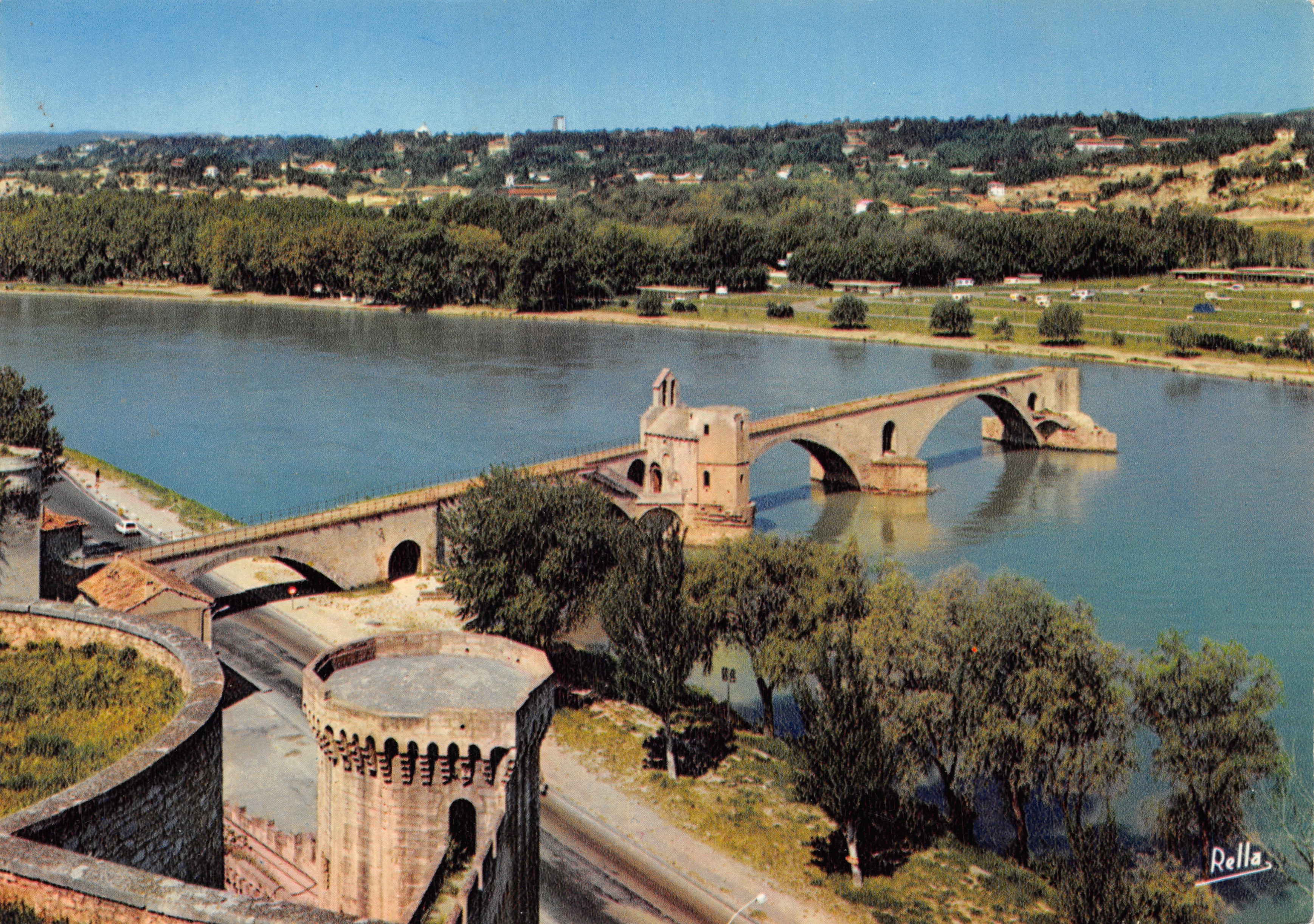 Puente Saint-Bénézet y Capilla Saint-Nicolas — Avignon (Vaucluse) — Éditions Rella